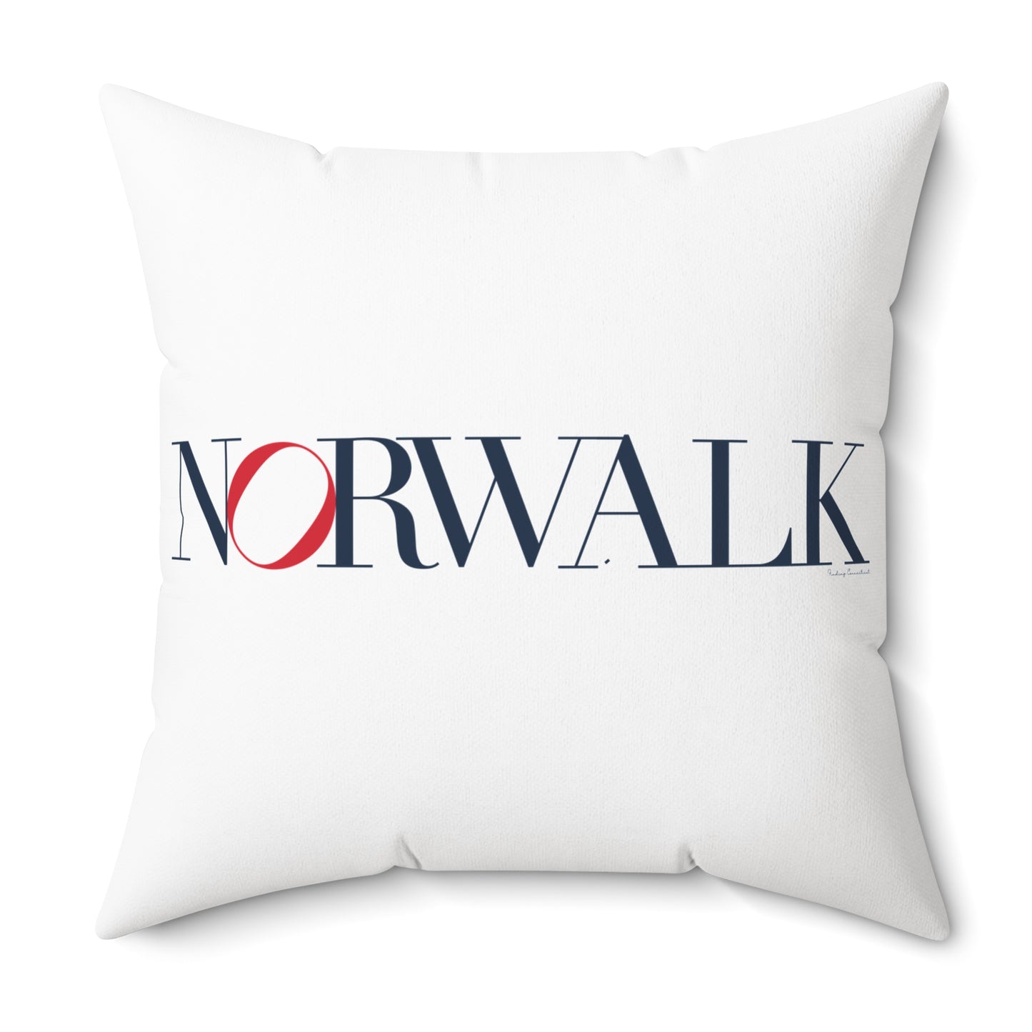 41 Tilt Norwalk Spun Polyester Square Pillow