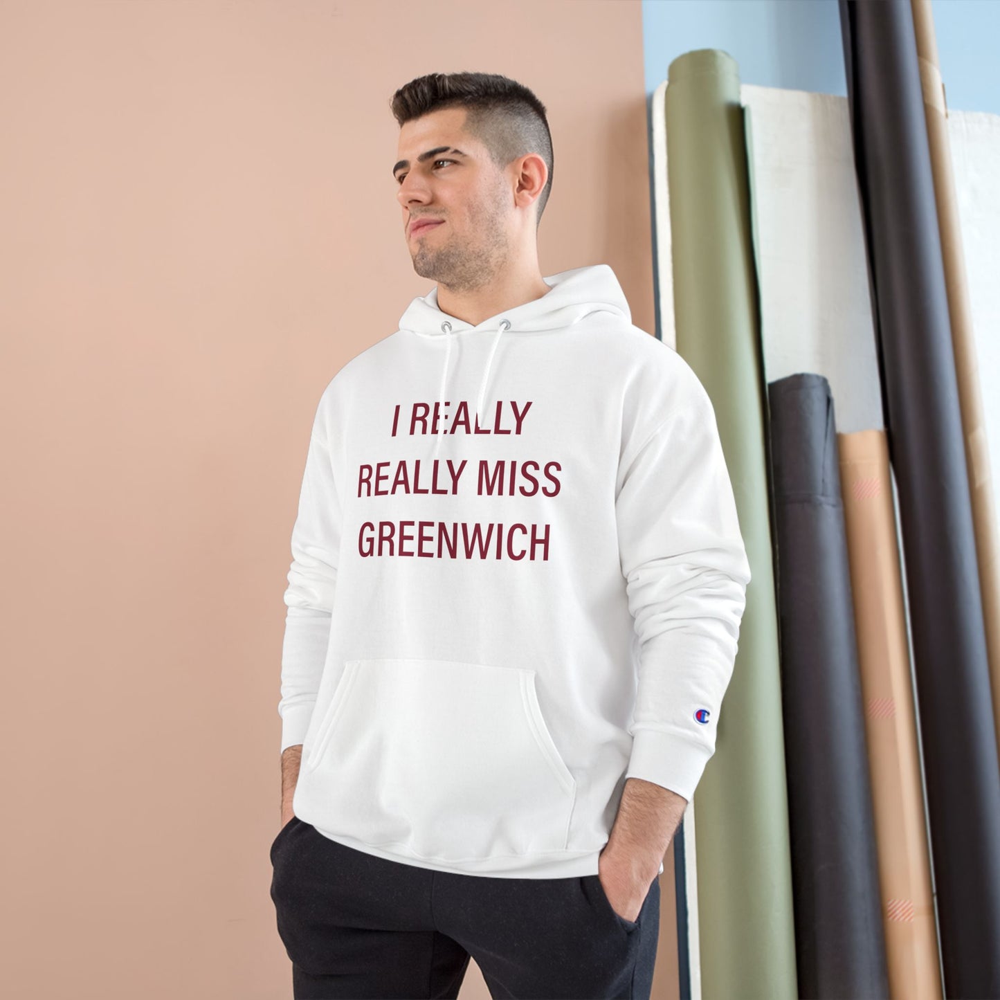 I Really Really Miss Greenwich Champion Hoodie