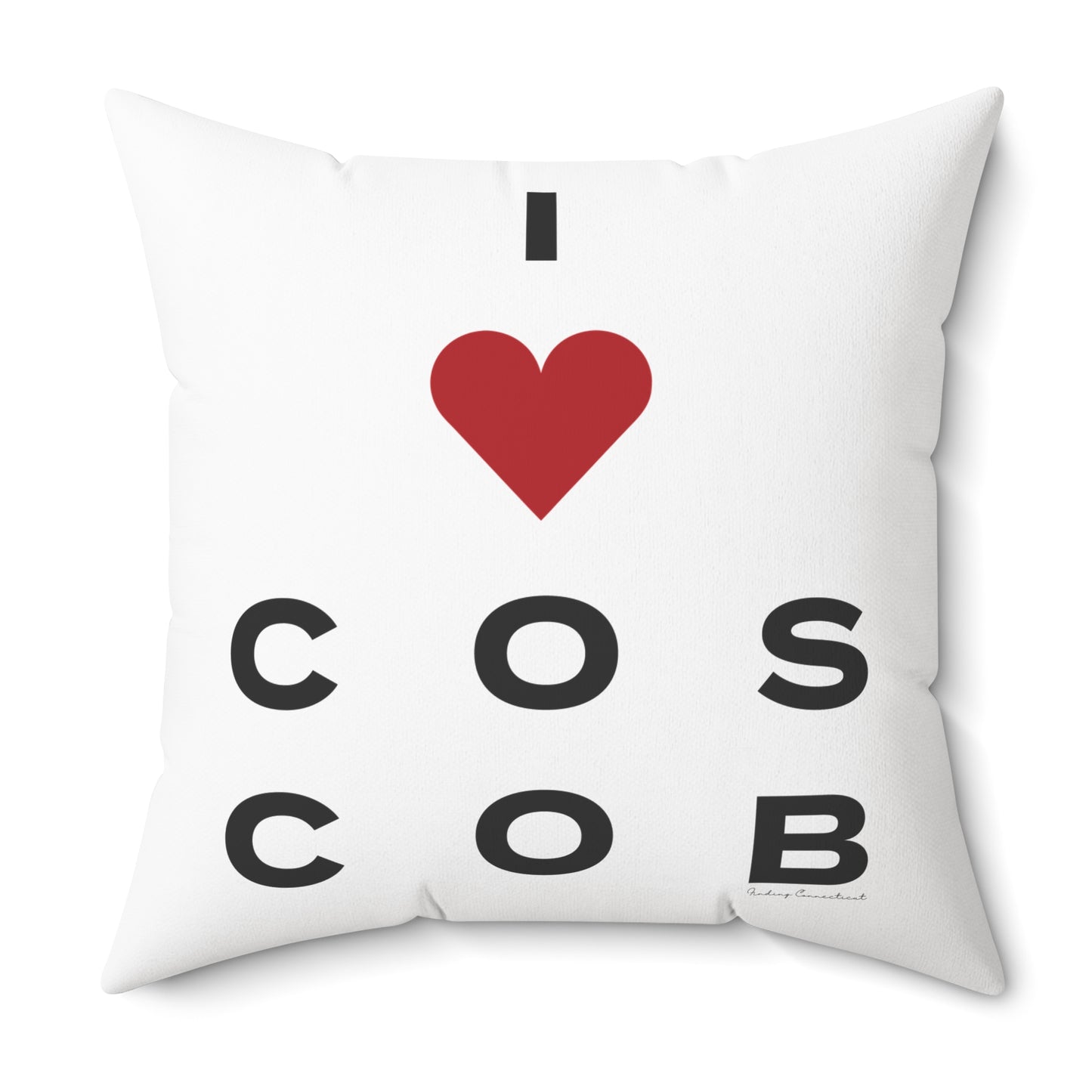 Cos Cob Vision Spun Polyester Square Pillow