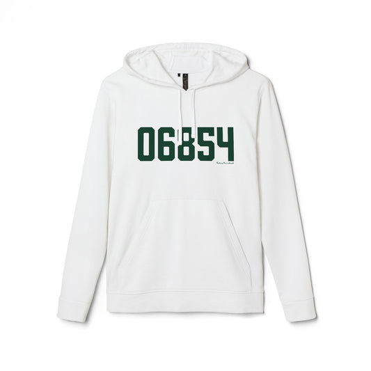 06854 Norwalk Connecticut Zip Code adidas Unisex Fleece Hoodie Sweatshirt