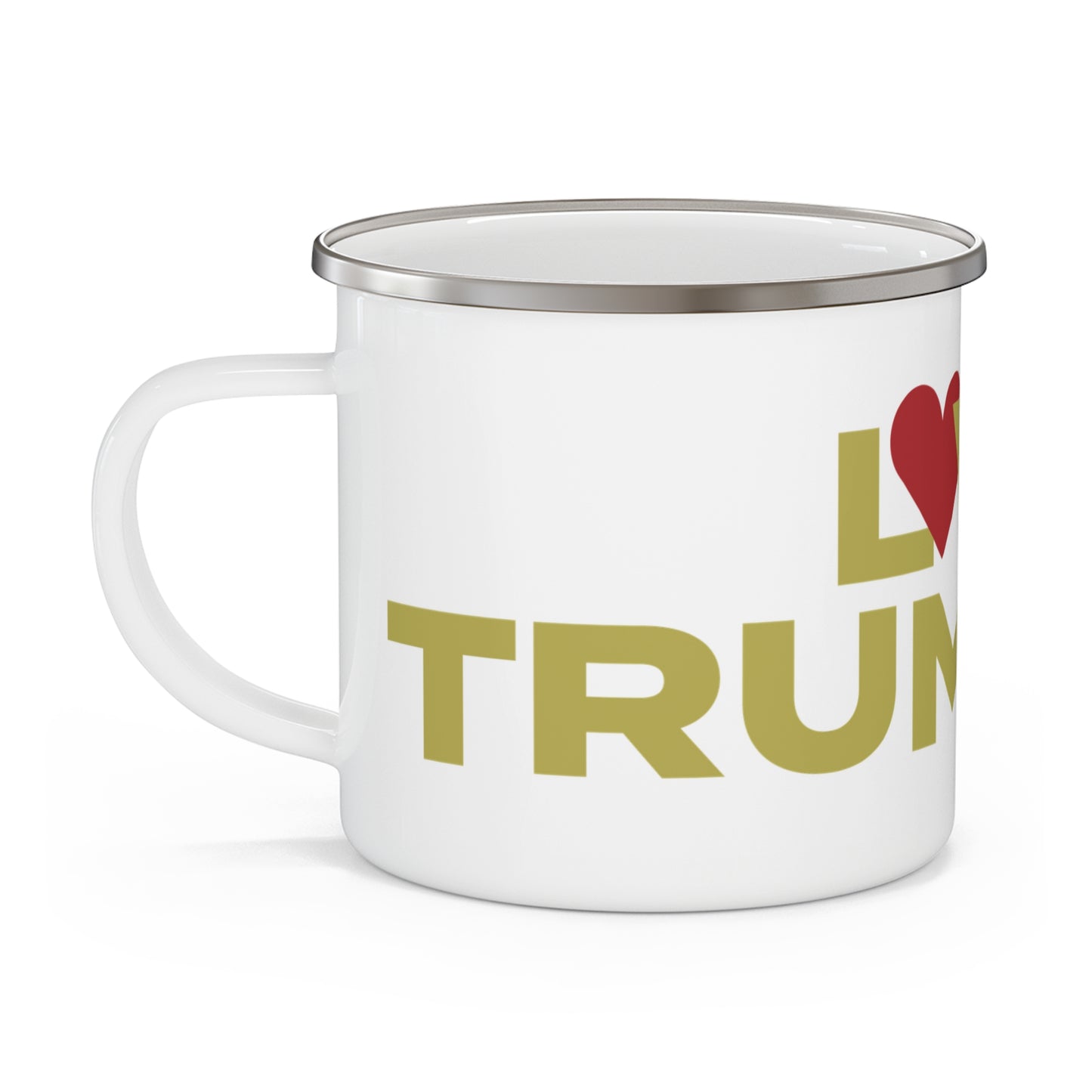 Love Trumbull Enamel Camping Mug