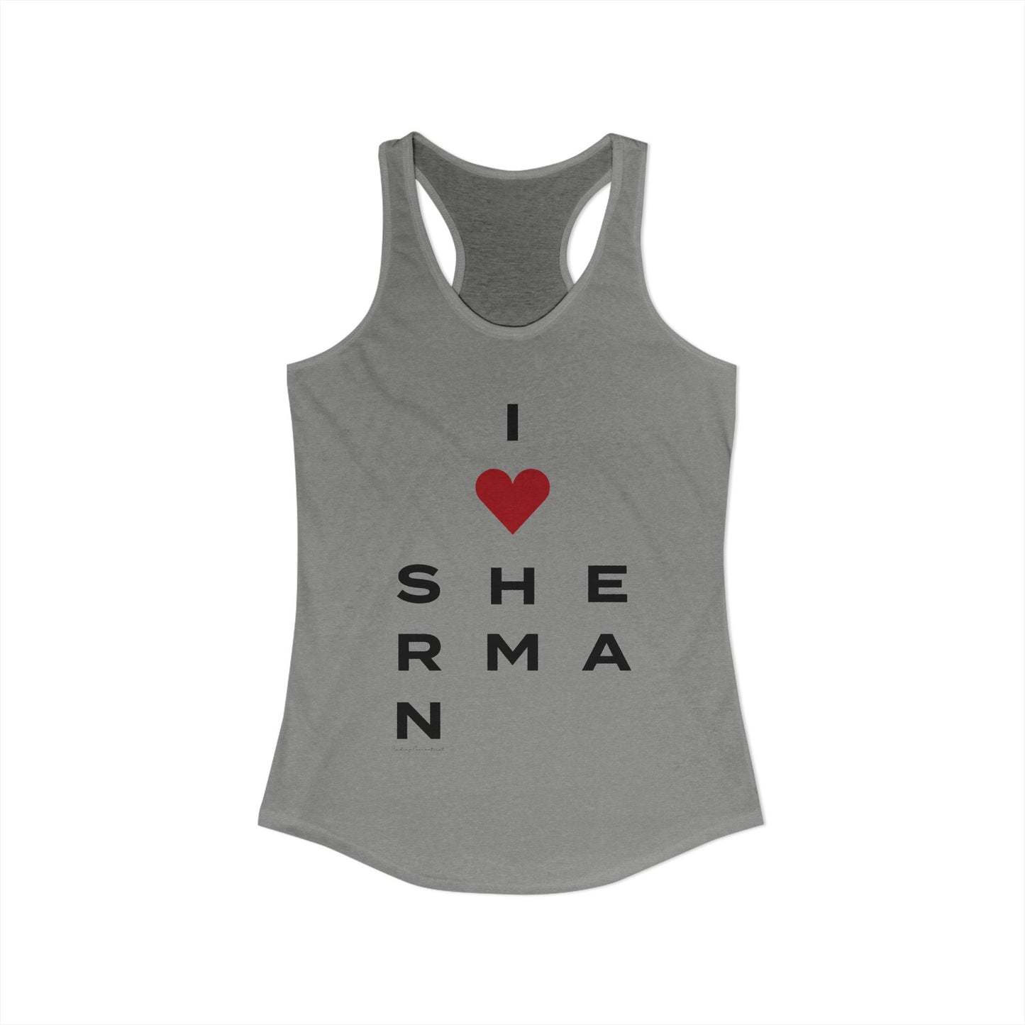 Sherman Vision Women's Ideal Racerback Tank Top
