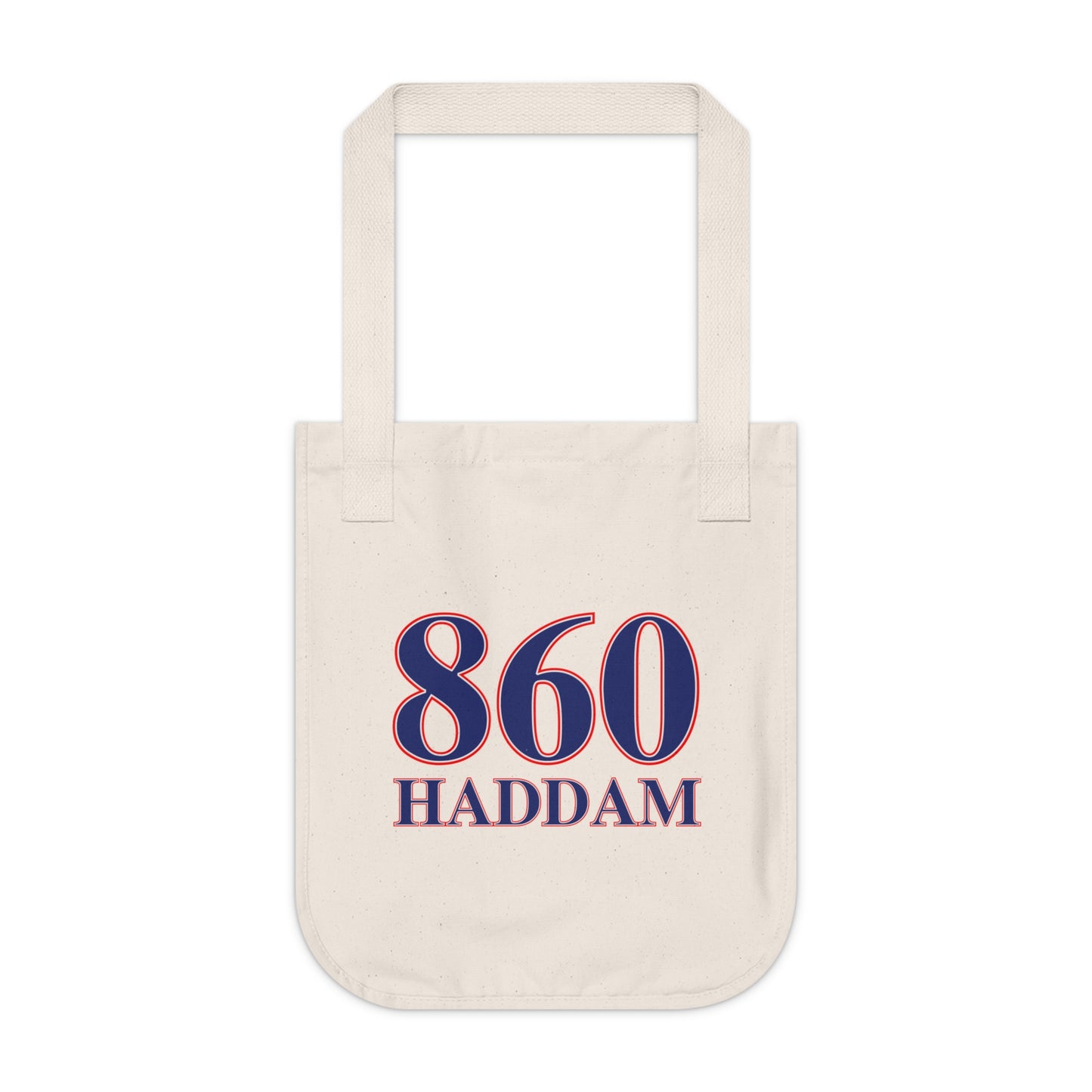 860 Haddam Red, White & Blue Organic Canvas Tote Bag