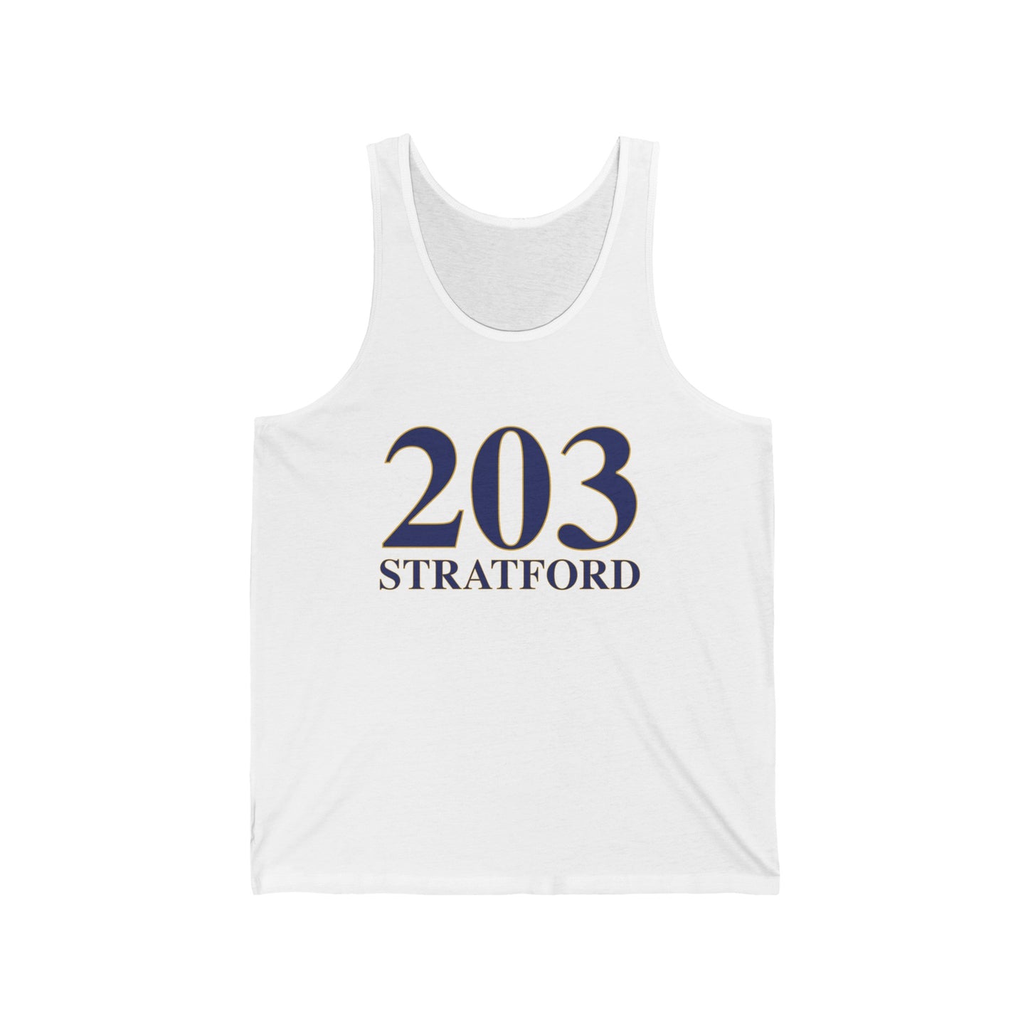 203 Stratford // Stratford ct unisex tank top shirt // finding connecticut