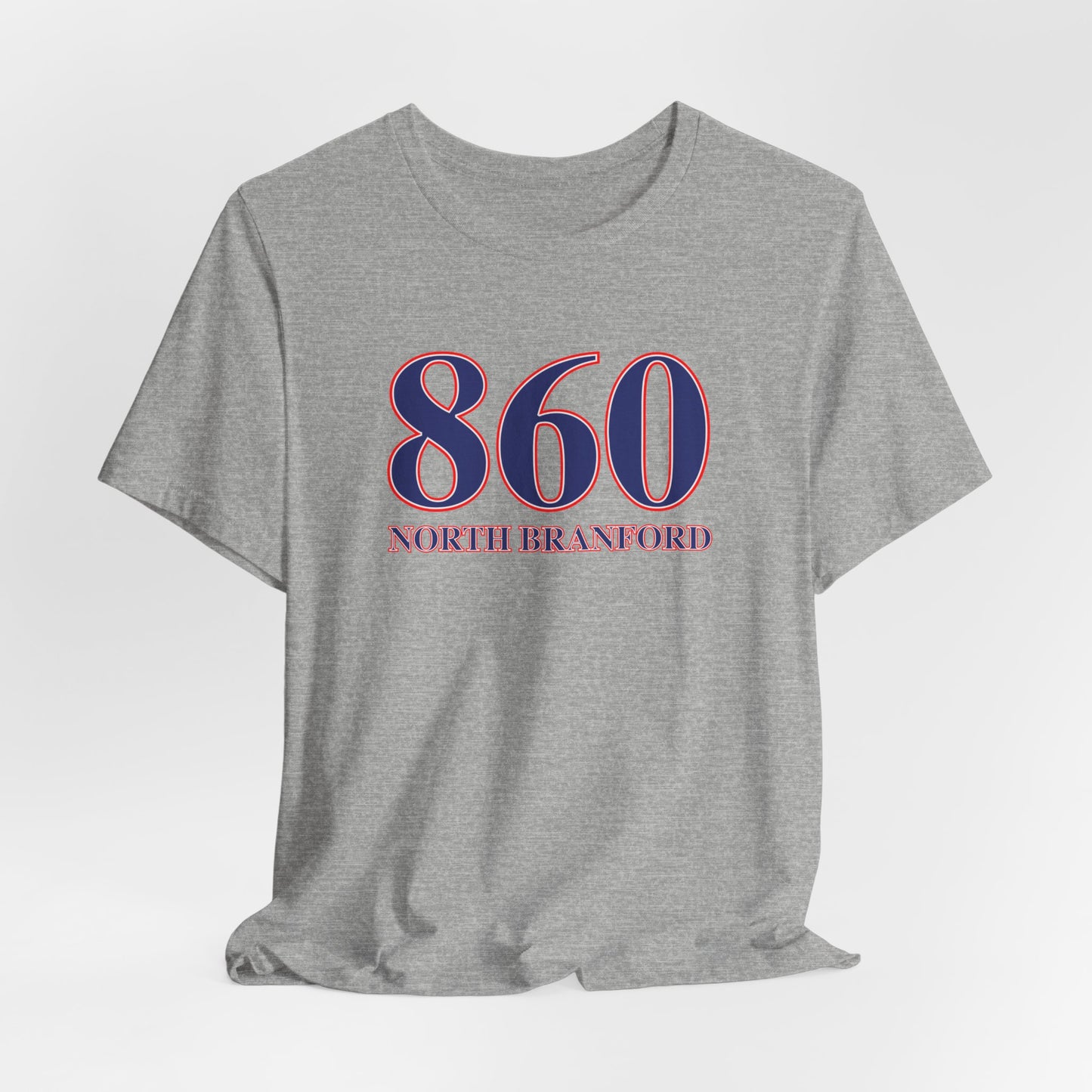 860 North Stonington Red White & Blue Unisex Jersey Short Sleeve T-Shirt