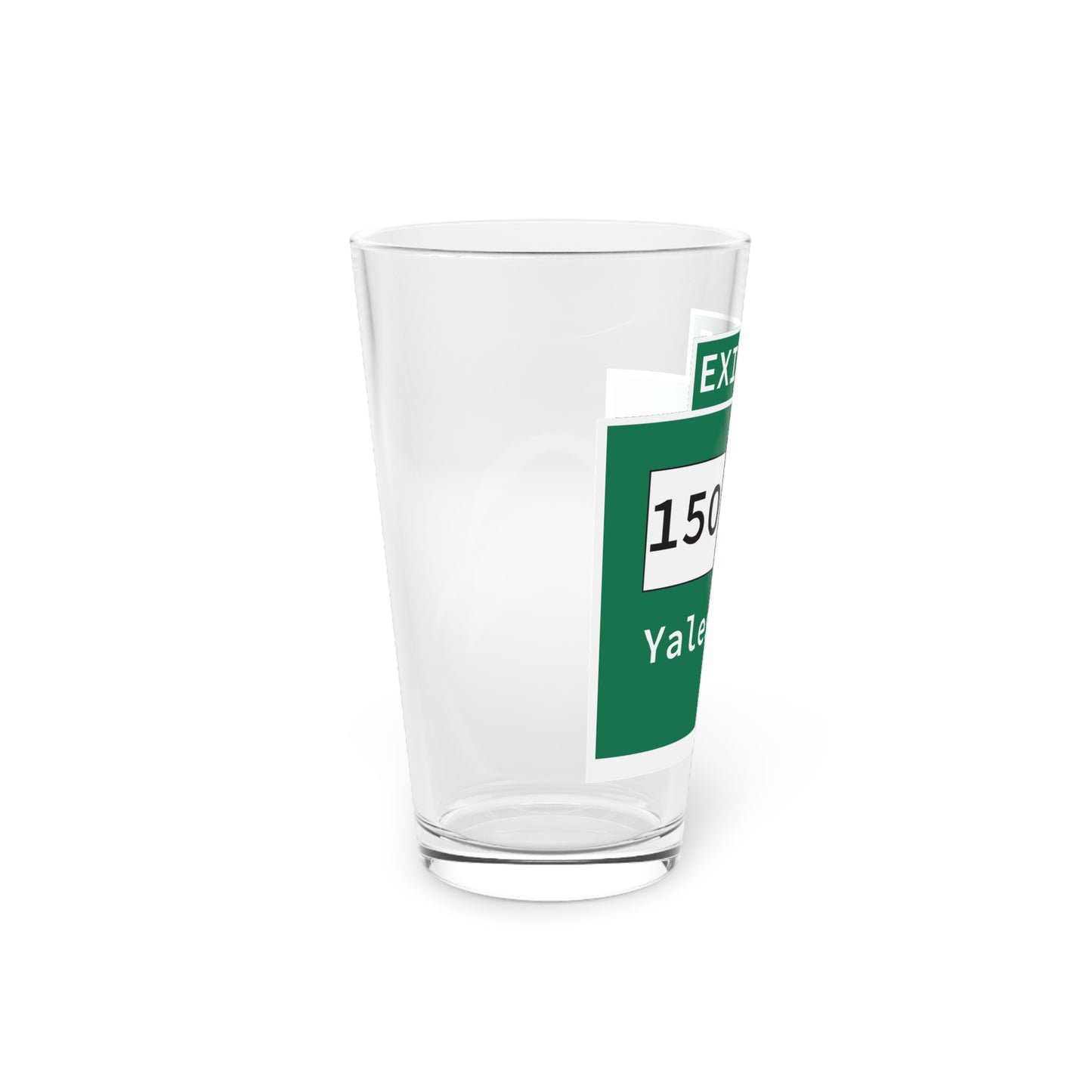 Vintage WCP Exit 65 Sign Pint Glass, 16oz