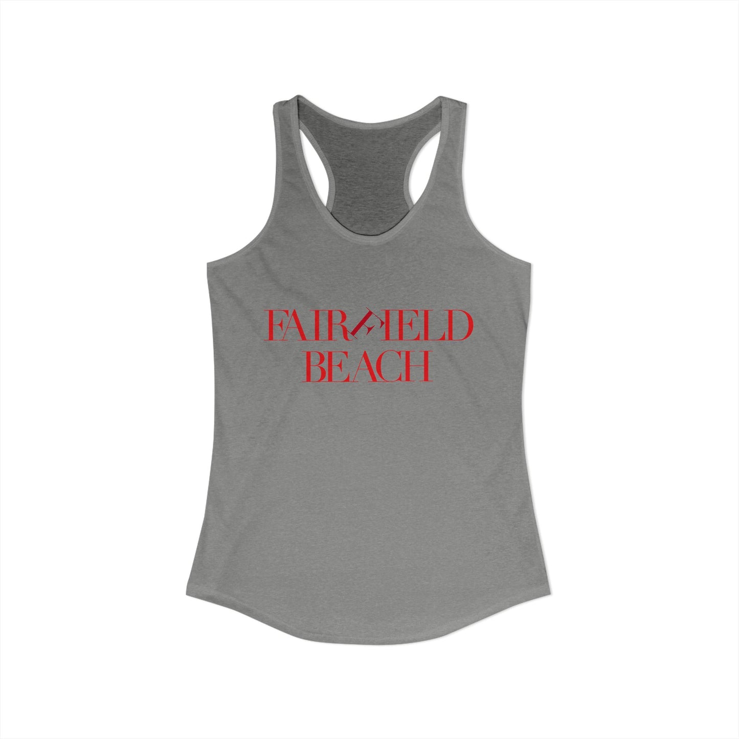41 Tilt Fairfield Beach Women's Ideal Racerback Tank Top