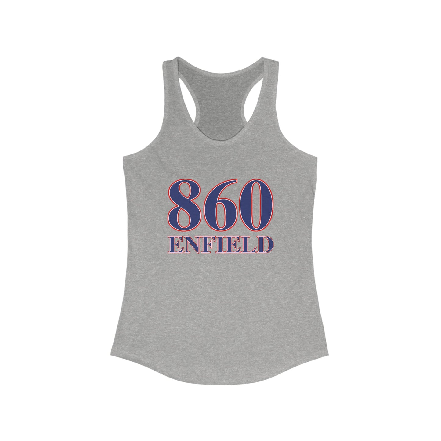 860 Enfield Red White & Blue Women's Ideal Racerback Tank Top