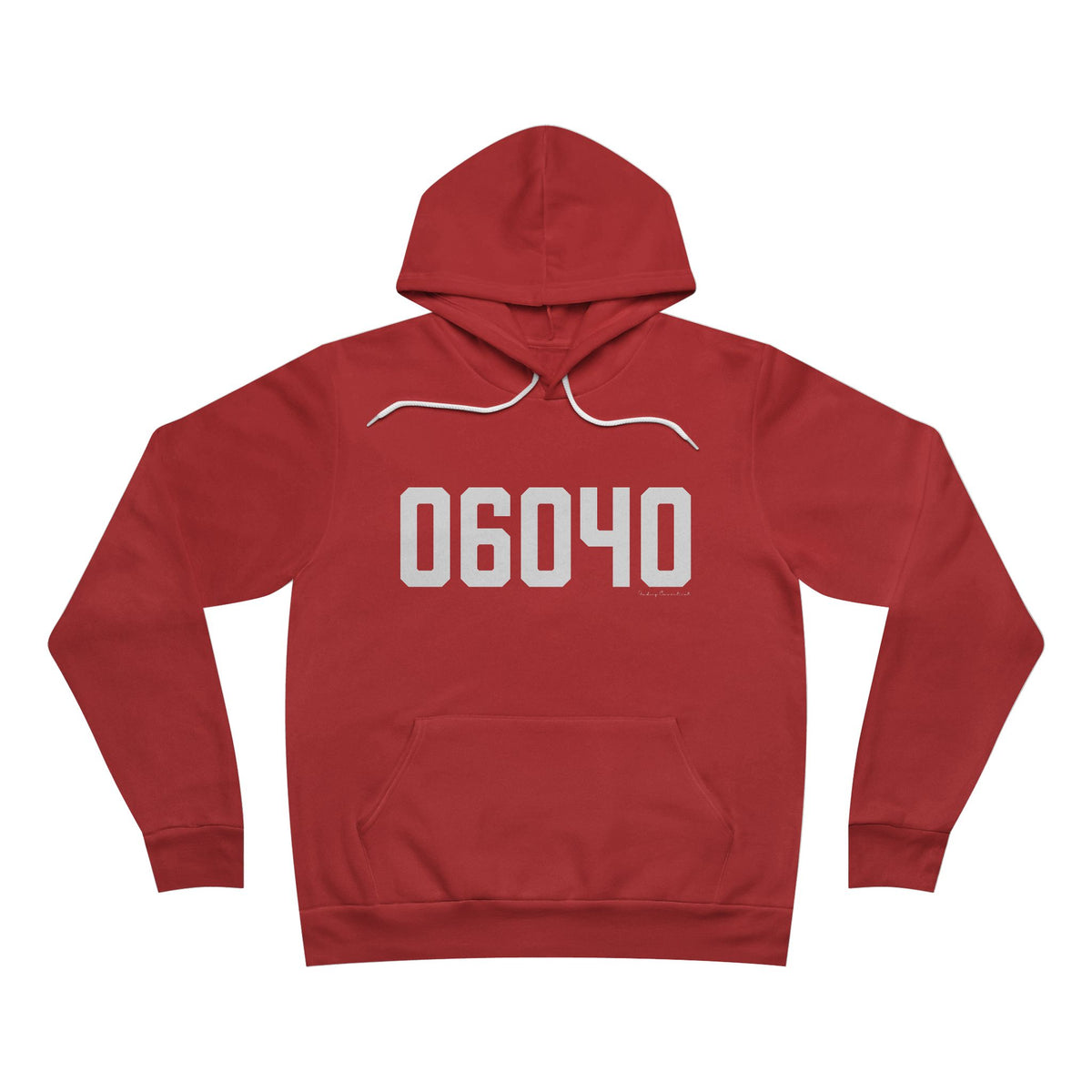 06040 Manchester CT Zip Code Sponge Fleece Pullover Hoodie