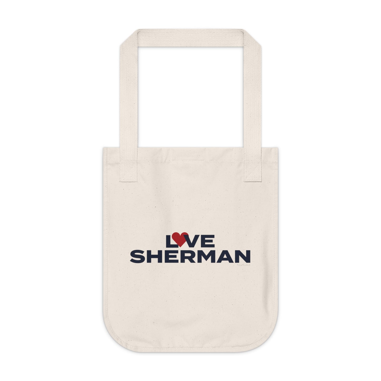 Love Sherman Organic Canvas Tote Bag