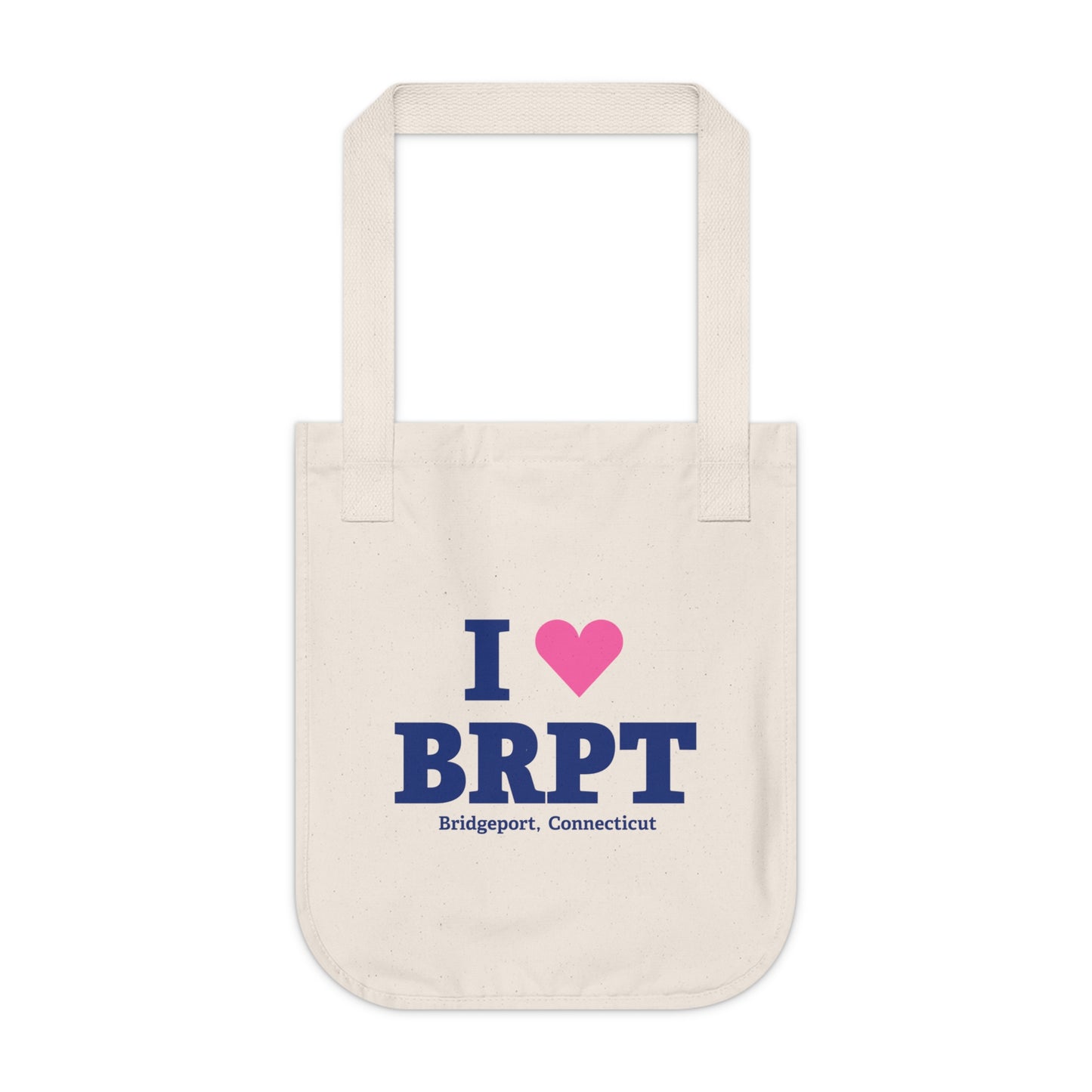 I Heart BRPT Organic Canvas Tote Bag