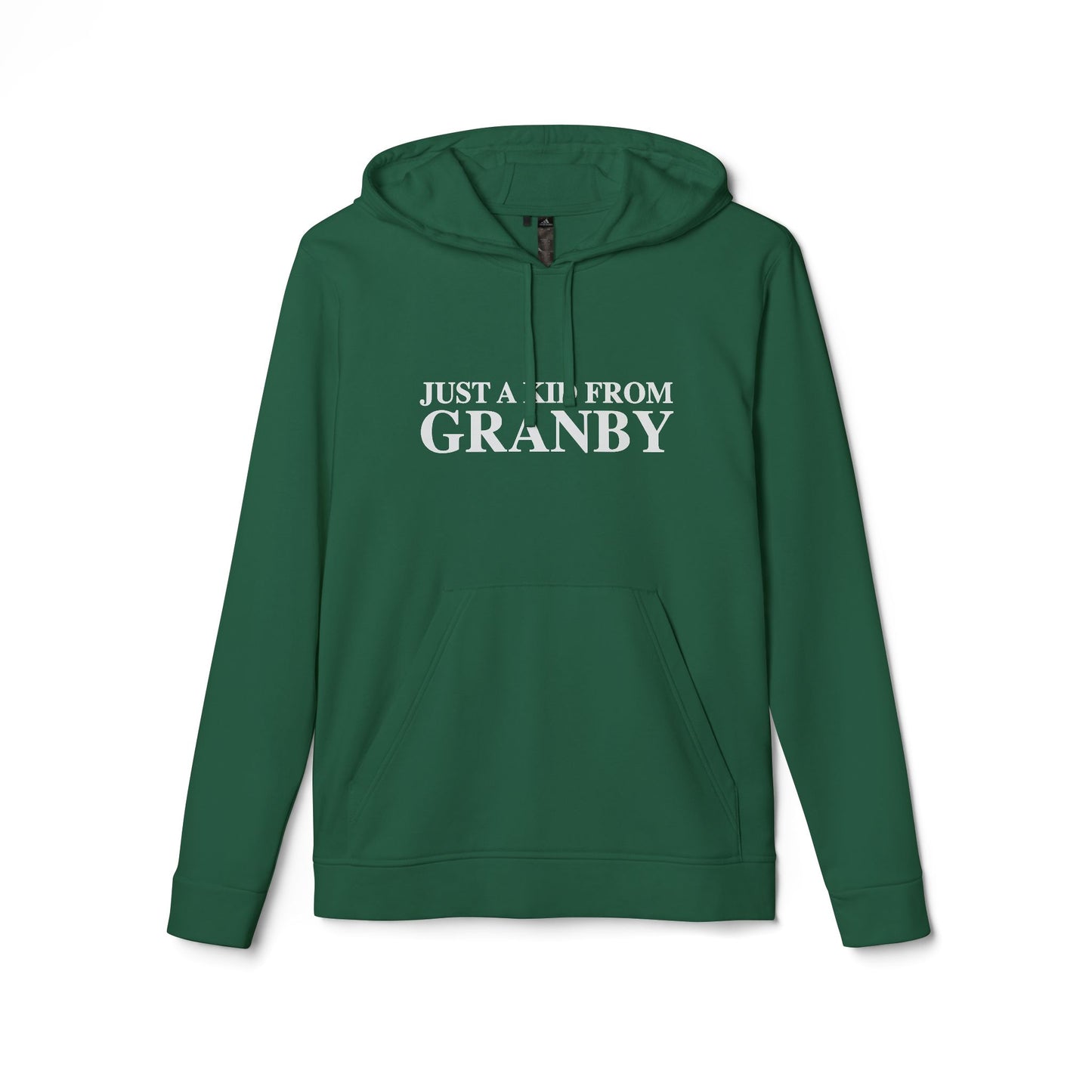 Just a kid from Granby adidas Unisex Fleece Hoodie