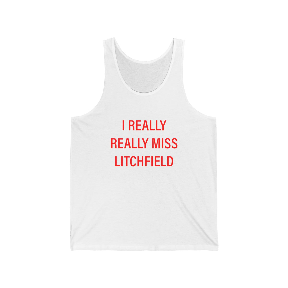 I Really Really Miss Litchfield Jersey Tank Top