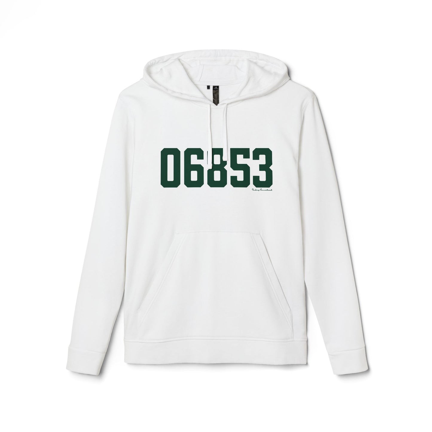 06853 Norwalk Connecticut Zip Code adidas Unisex Fleece Hoodie Sweatshirt