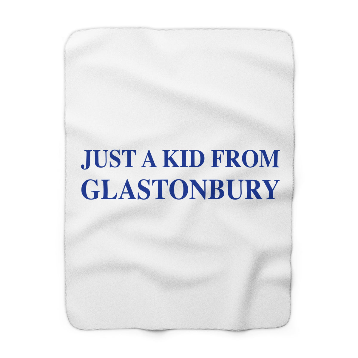 Just a kid from Glastonbury Fleece Blanket