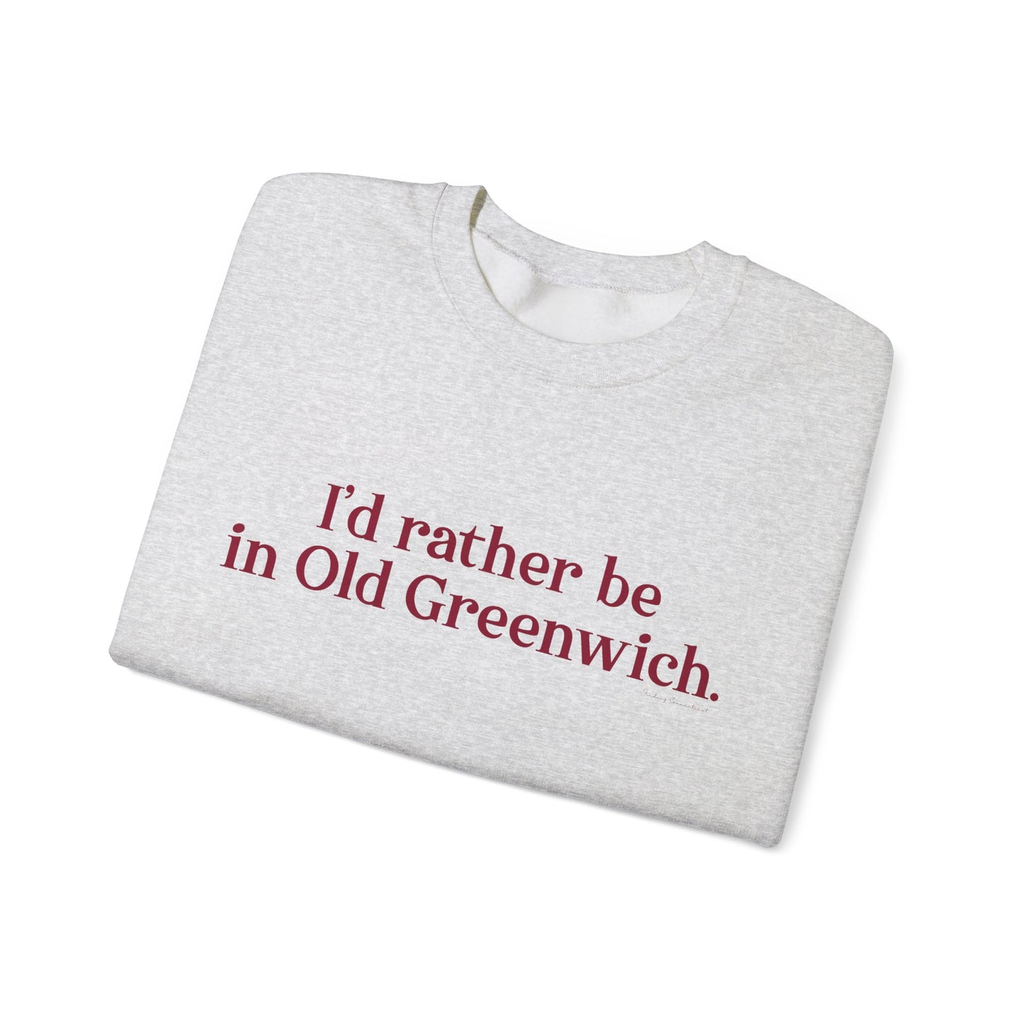 I’d rather be in Old Greenwich Unisex Heavy Blend™ Crewneck Sweatshirt