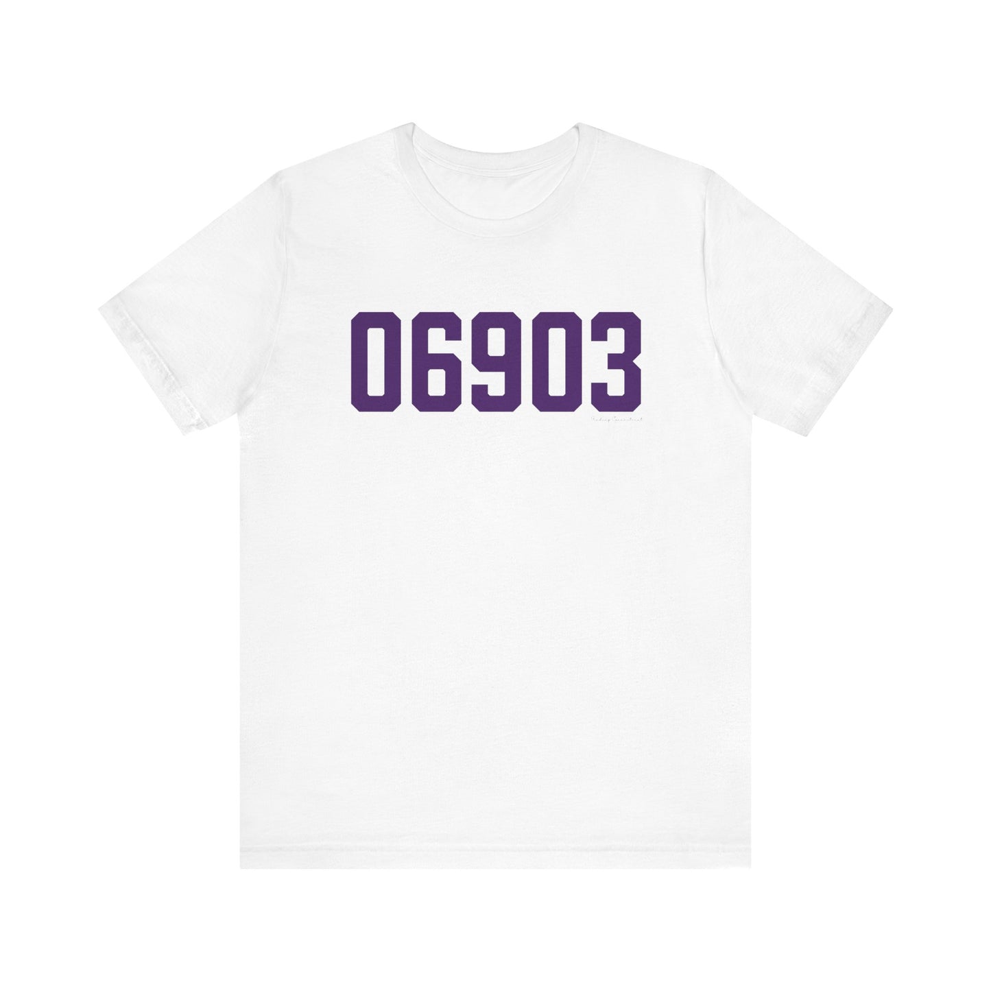 06903 Stamford Connecticut Zip Code Unisex Jersey Short Sleeve T-Shirt