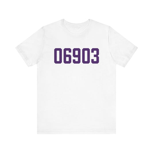 06903 Stamford Connecticut Zip Code Unisex Jersey Short Sleeve T-Shirt