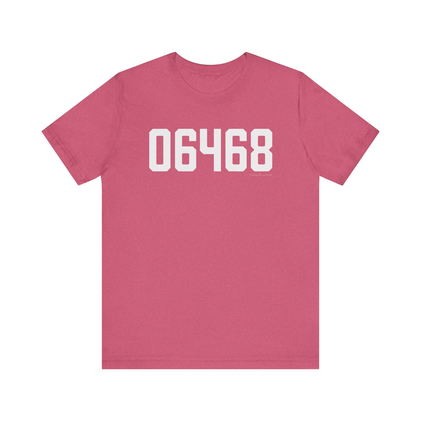 06468 Monroe Connecticut Zip Code Unisex Jersey Short Sleeve T-Shirt
