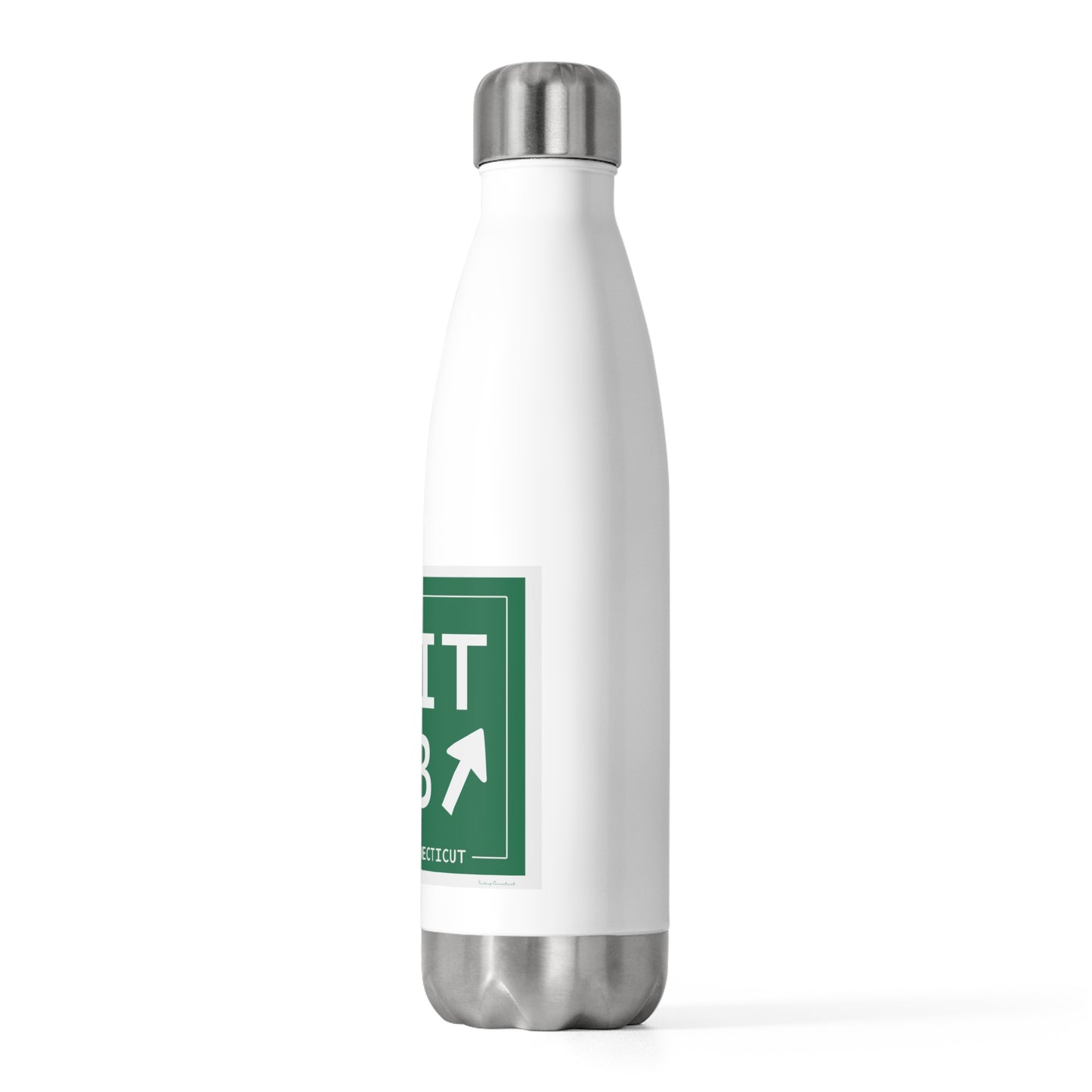 Vintage Exit 39B Merritt Parkway Sign 20oz Insulated Bottle