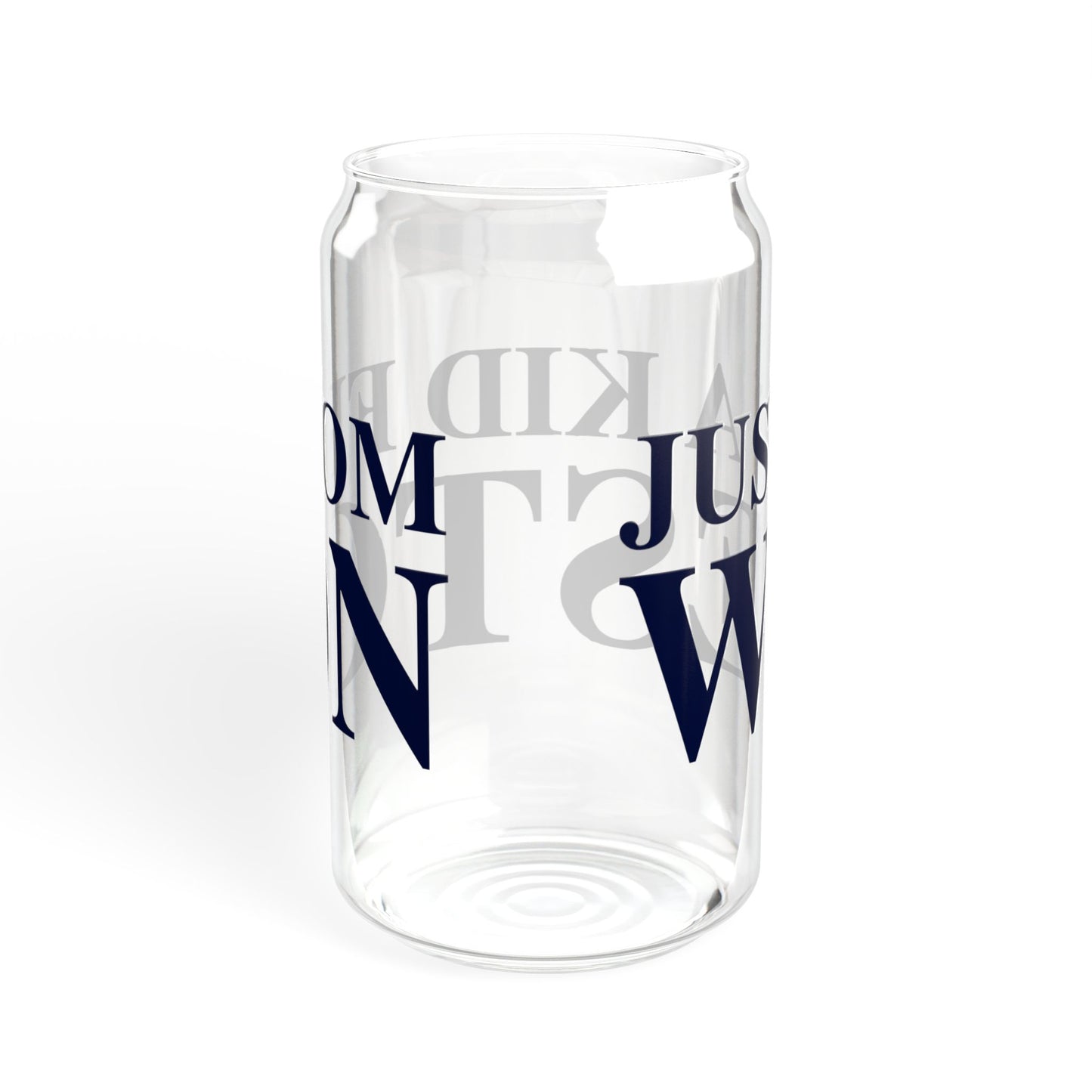 Just a kid from Weston Sipper Glass, 16oz