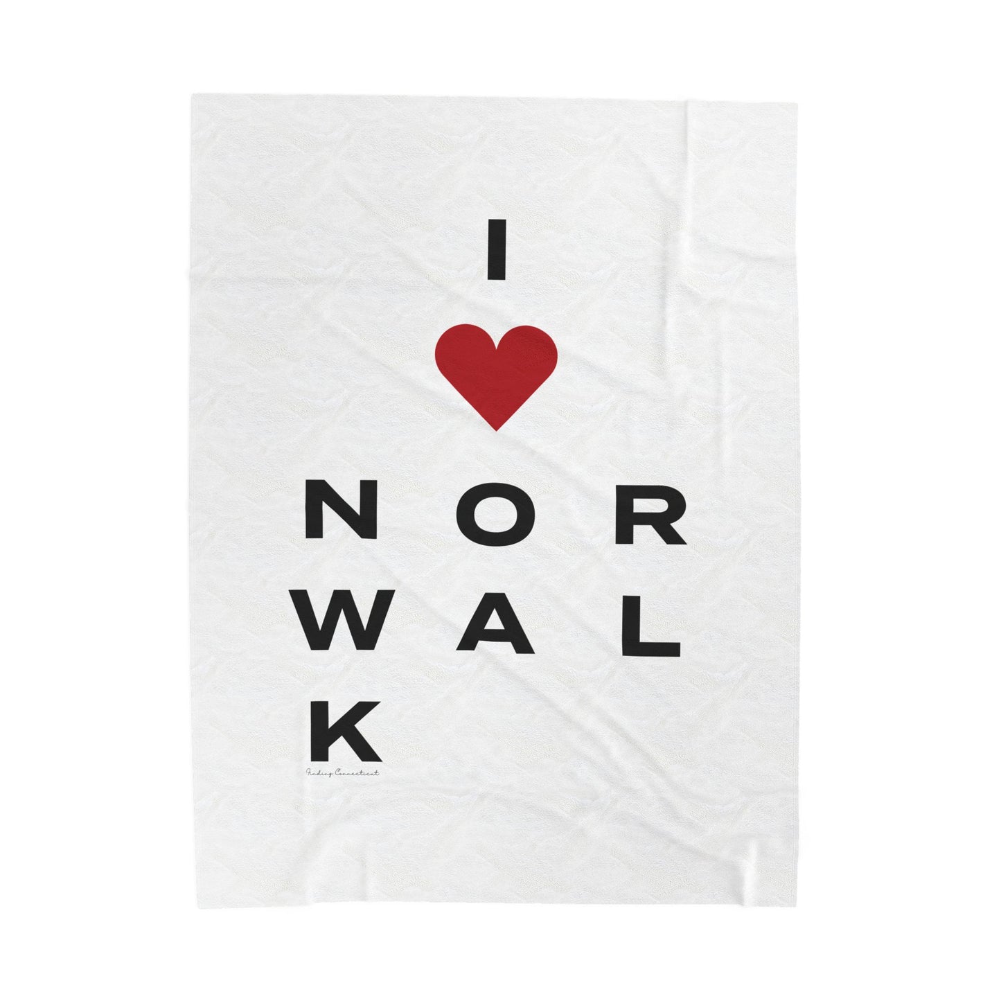 Norwalk Vision Velveteen Plush Blanket