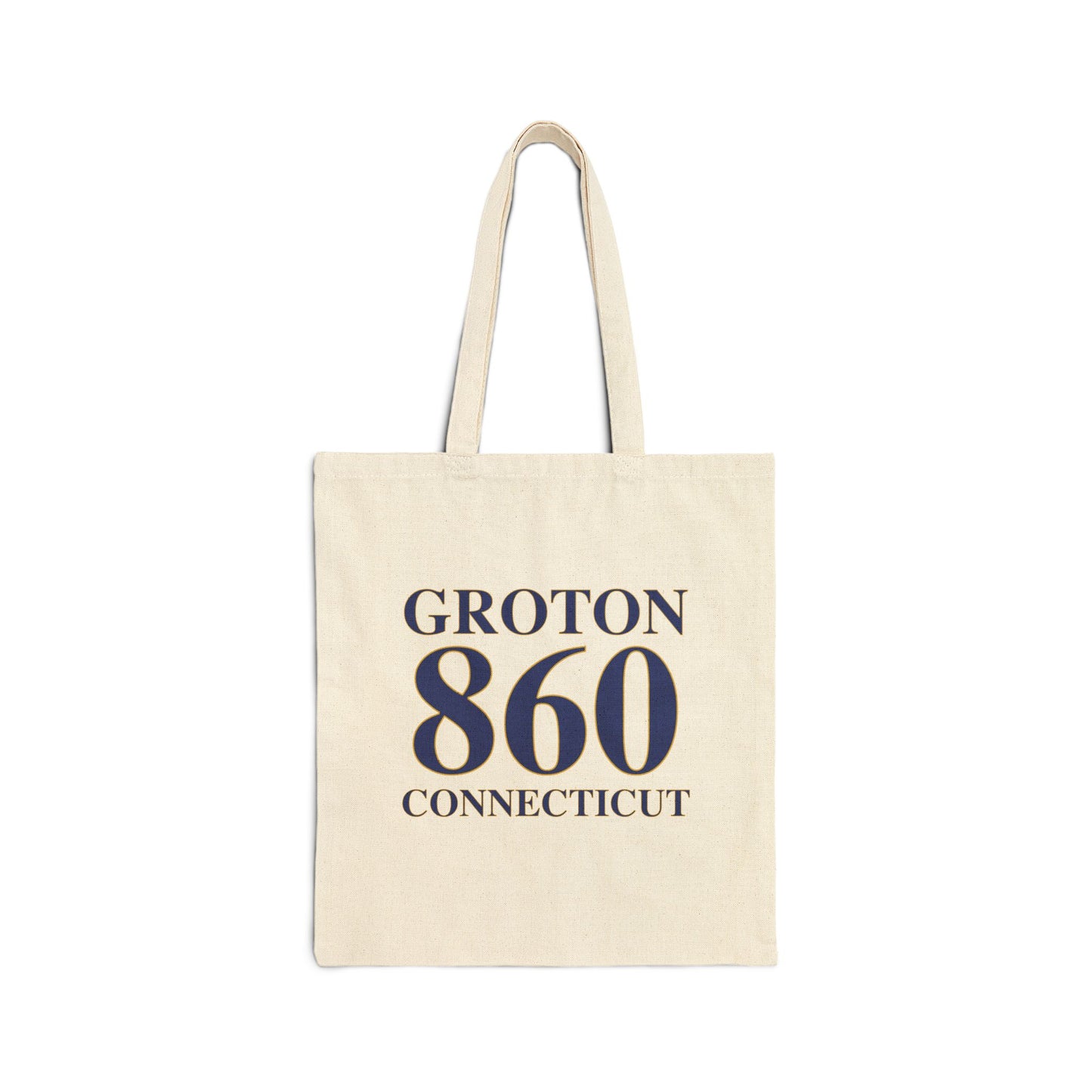 Groton 860 Connecticut Cotton Canvas Tote Bag