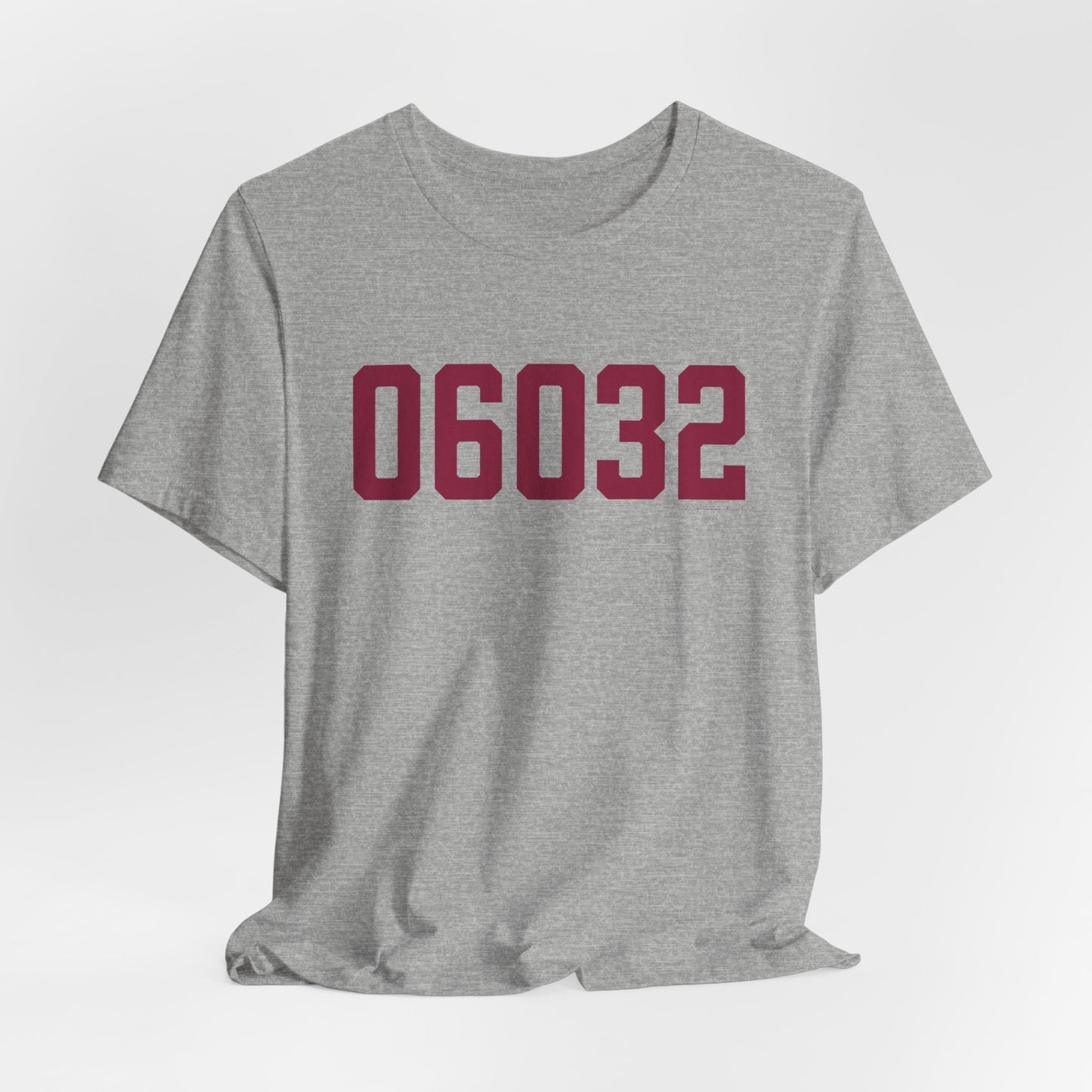 06032 - Farmington Connecticut Zip Code Unisex Jersey Short Sleeve T-Shirt