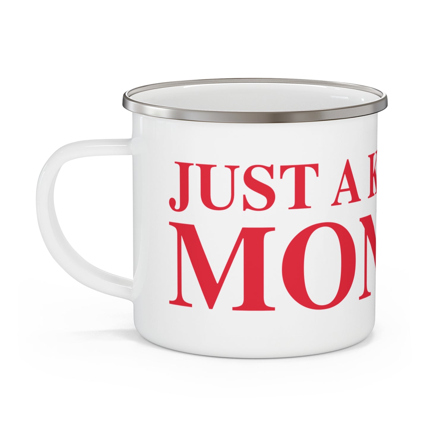 Just a kid from Monroe Enamel Camping Mug