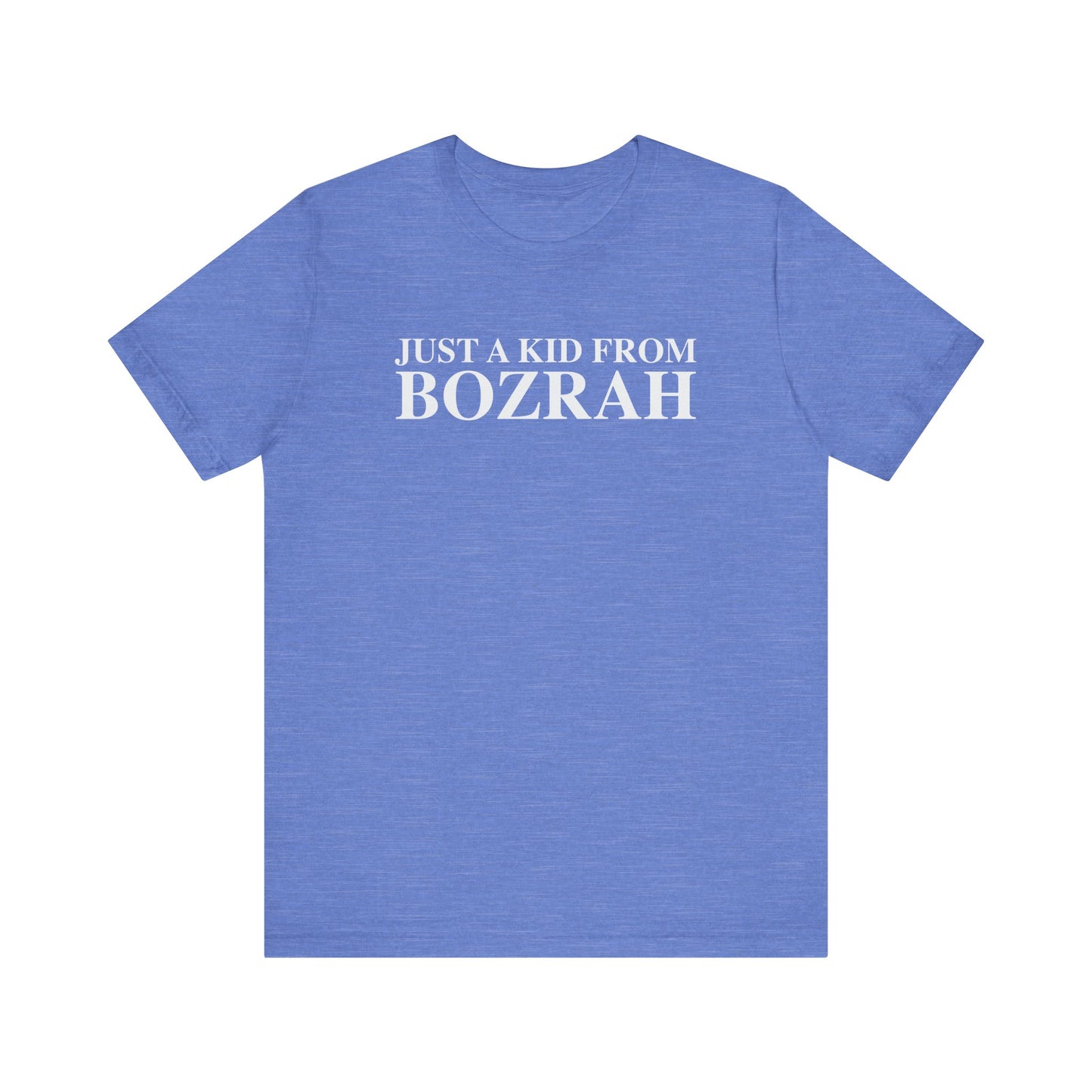 Just a kid from Bozrah Unisex Jersey Short Sleeve T-Shirt