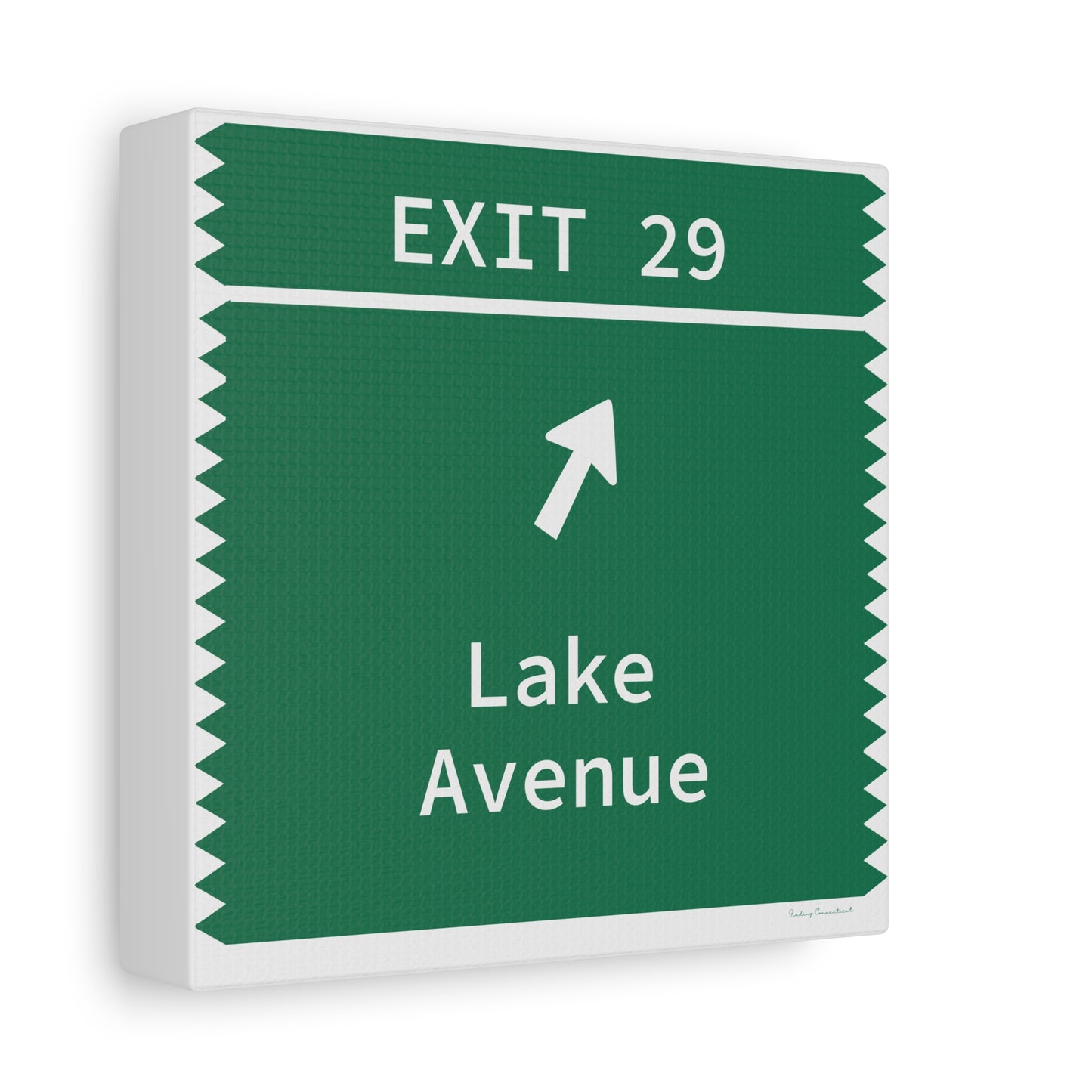 Vintage Merritt Parkway Exit 29 Sign Matte Canvas, Stretched, 1.25"