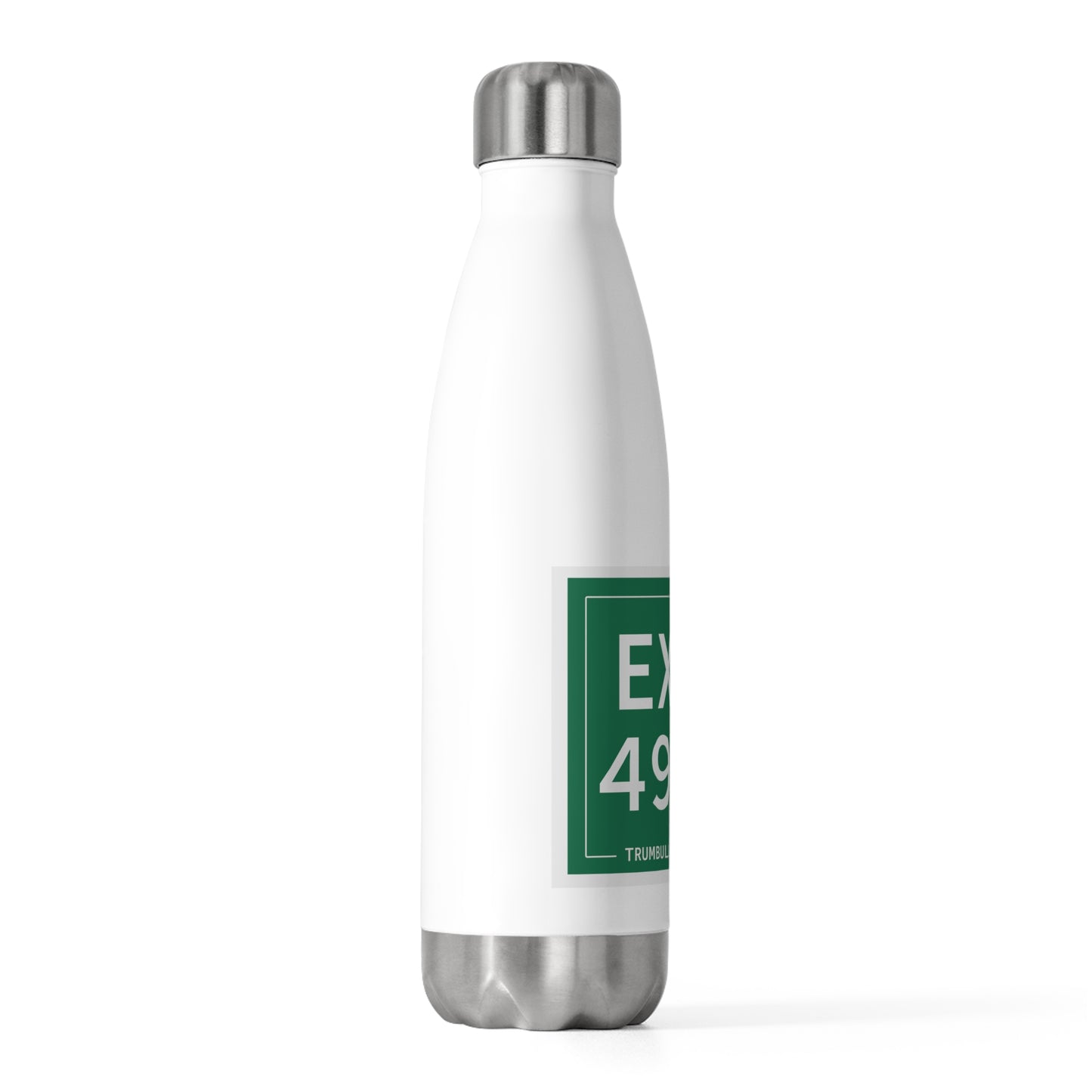 Vintage Exit 49N Merritt Parkway Sign 20oz Insulated Bottle