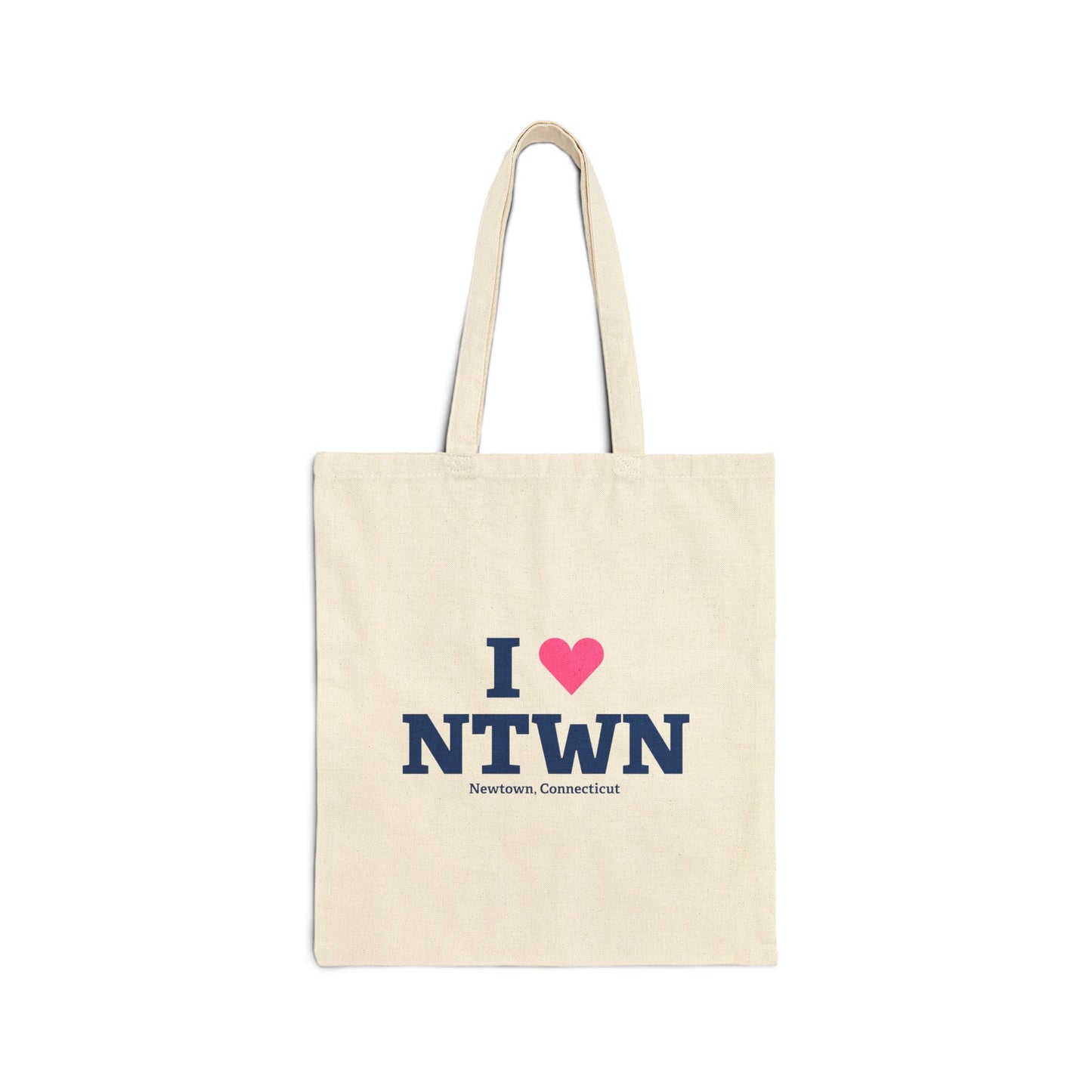 I Heart NTWN Cotton Canvas Tote Bag