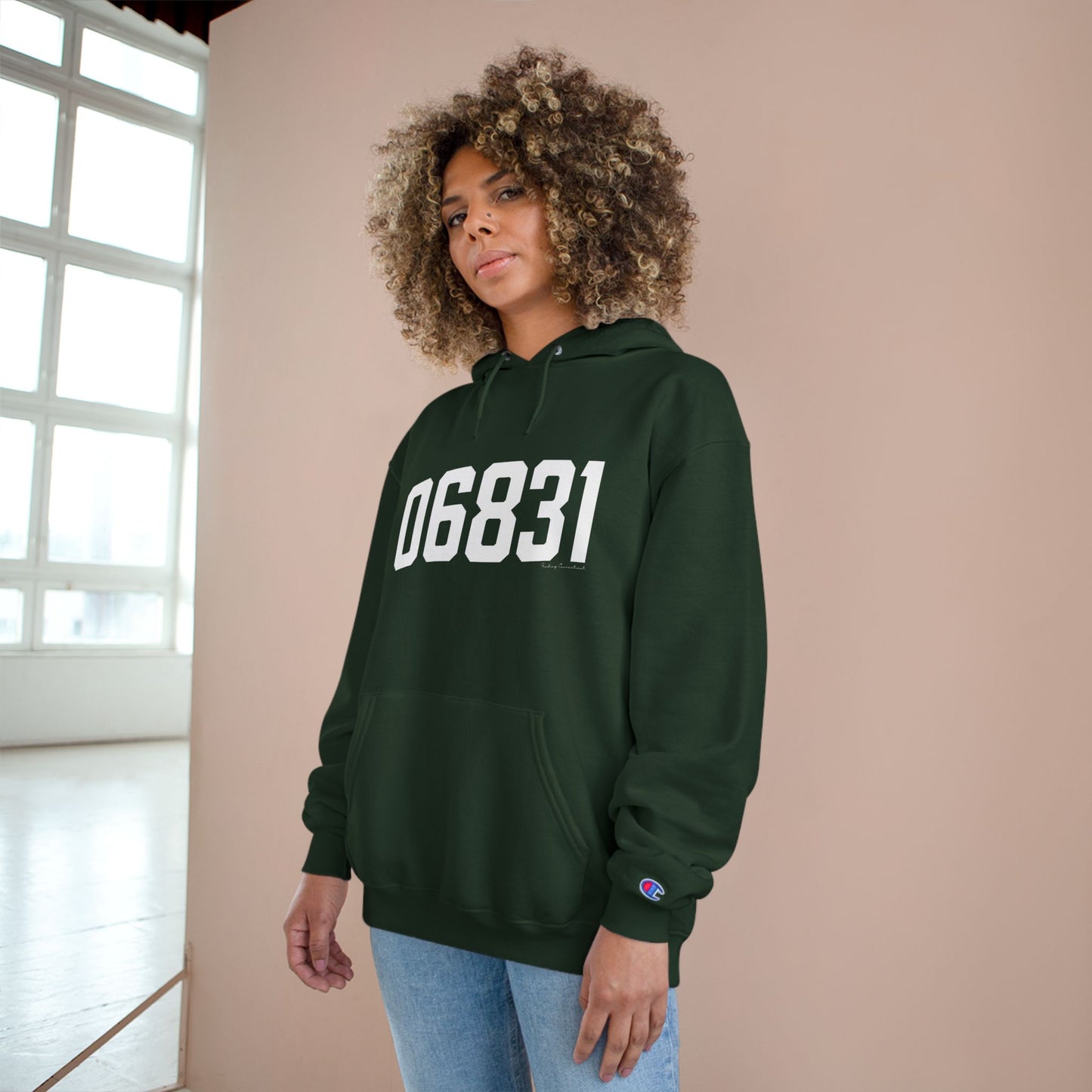 06831 - Greenwich CT Zip Code Champion Hoodie