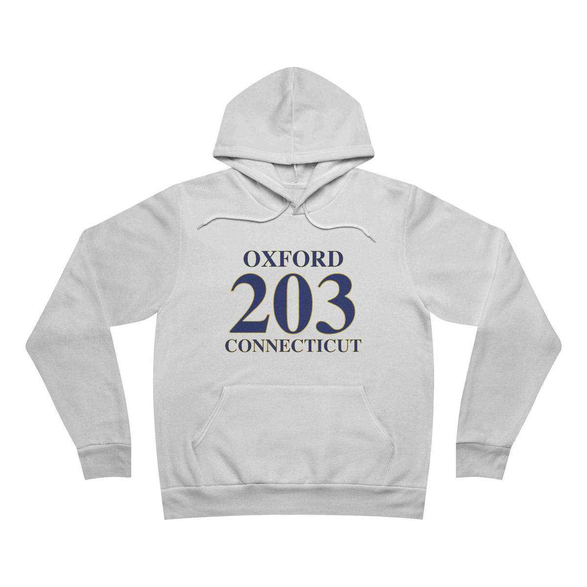 Oxford 203 Connecticut Unisex Sponge Fleece Pullover Hoodie