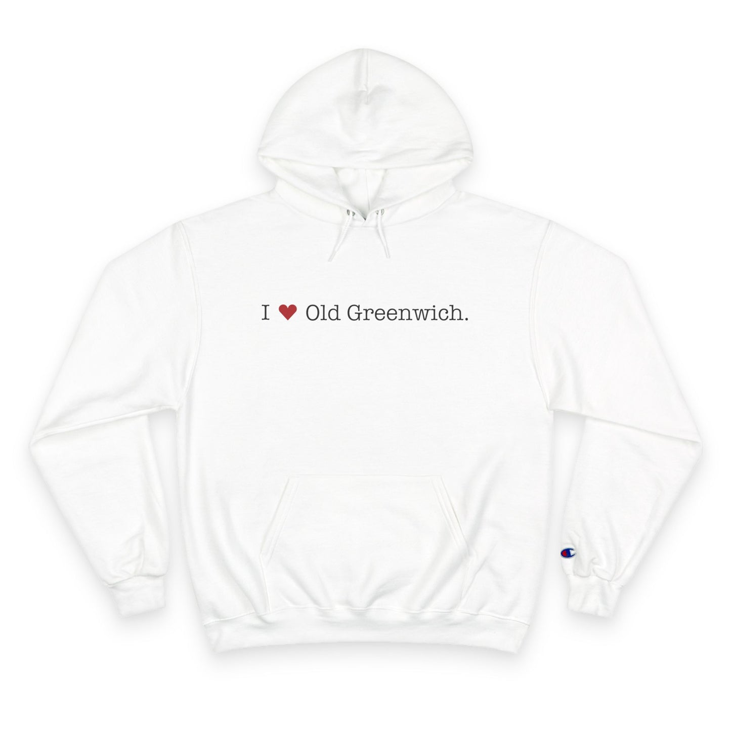 I Heart Old Greenwich. Champion Hoodie
