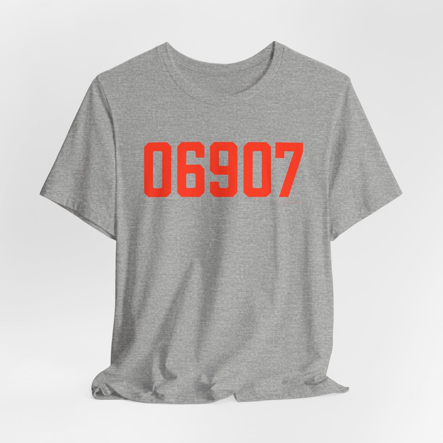 06907 Stamford Connecticut Zip Code Unisex Jersey Short Sleeve T-Shirt