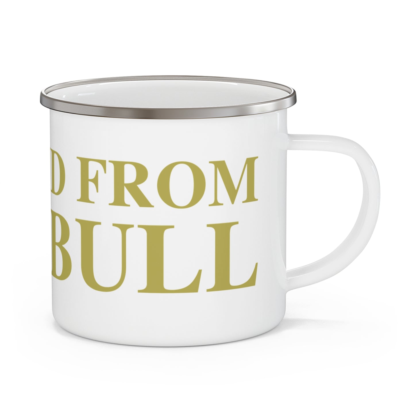 Just a kid from Trumbull Enamel Camping Mug