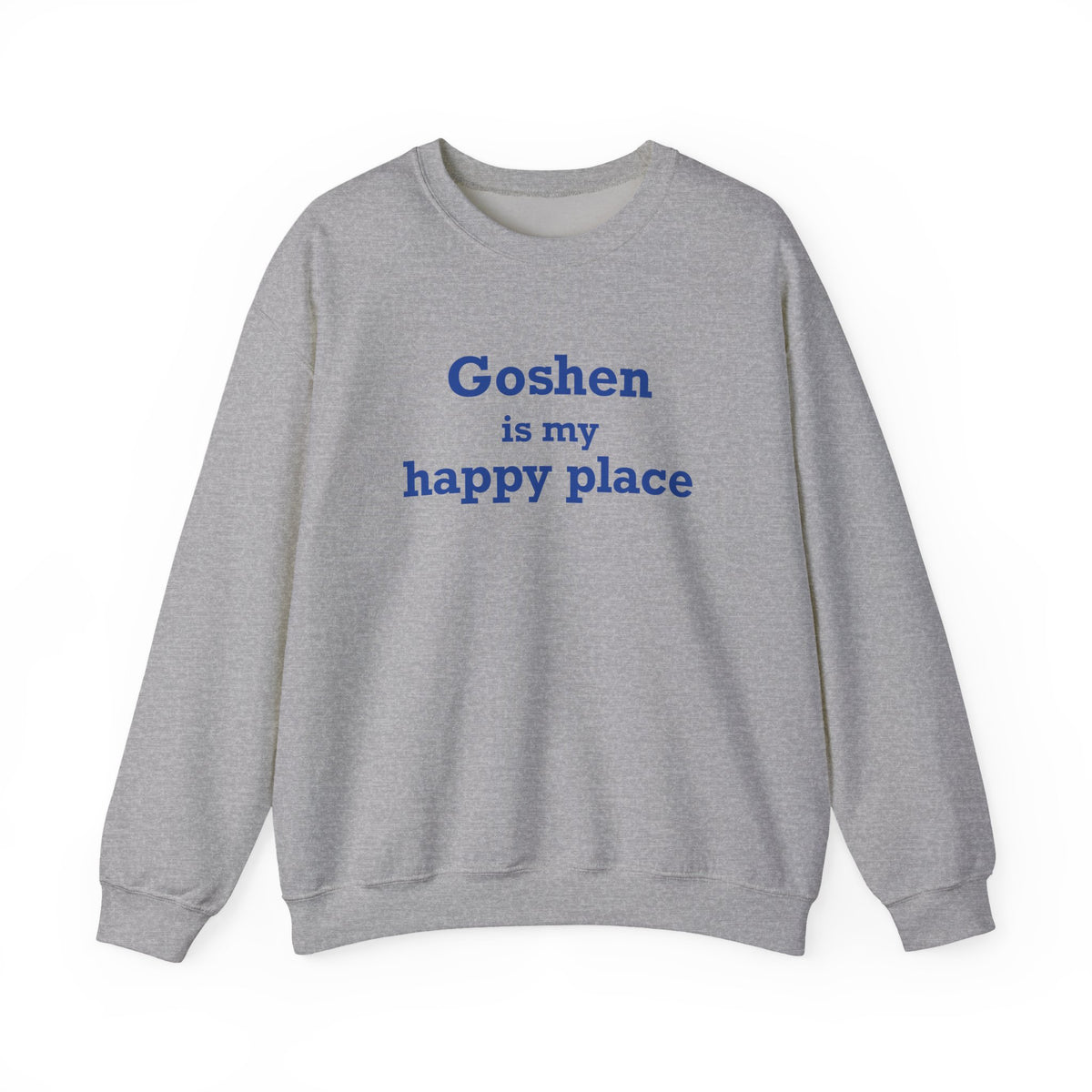 Goshen is My Happy Place Unisex Heavy Blend™ Crewneck Sweatshirt