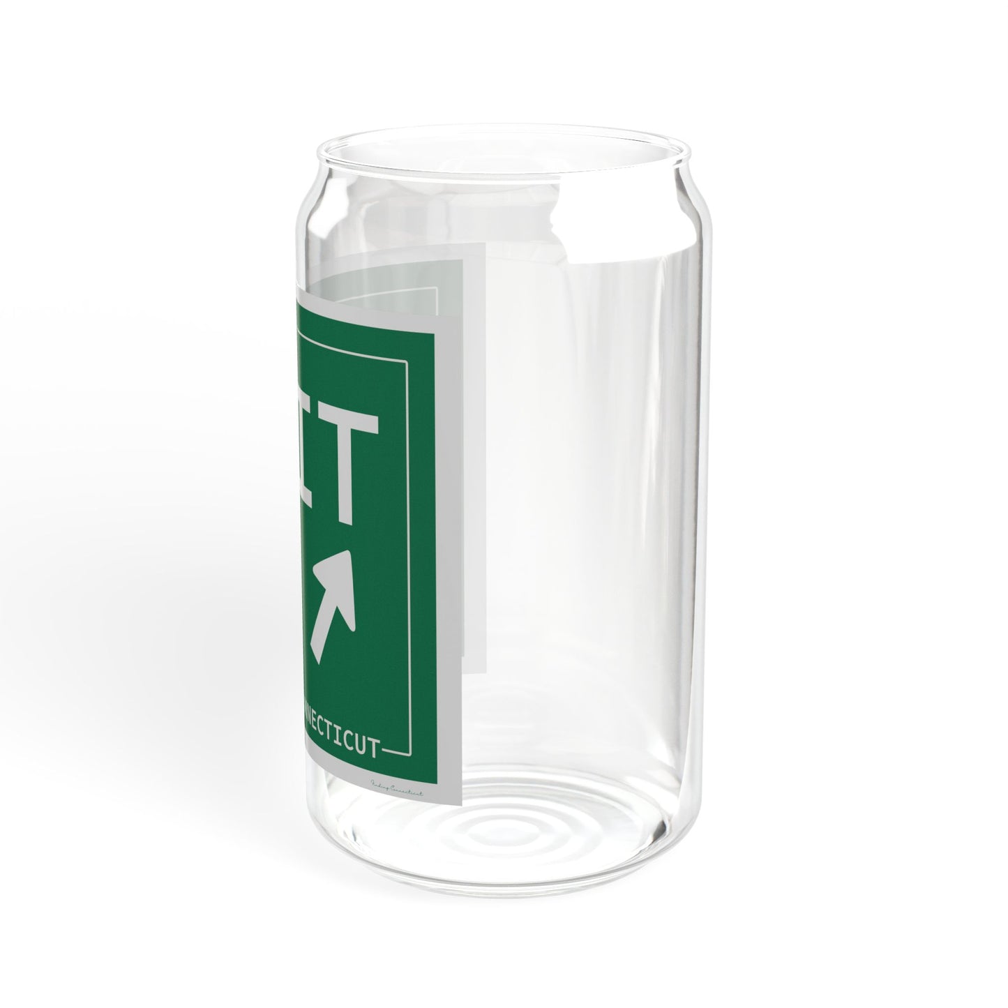 Vintage Exit 64 WCP Sign Sipper Glass, 16oz