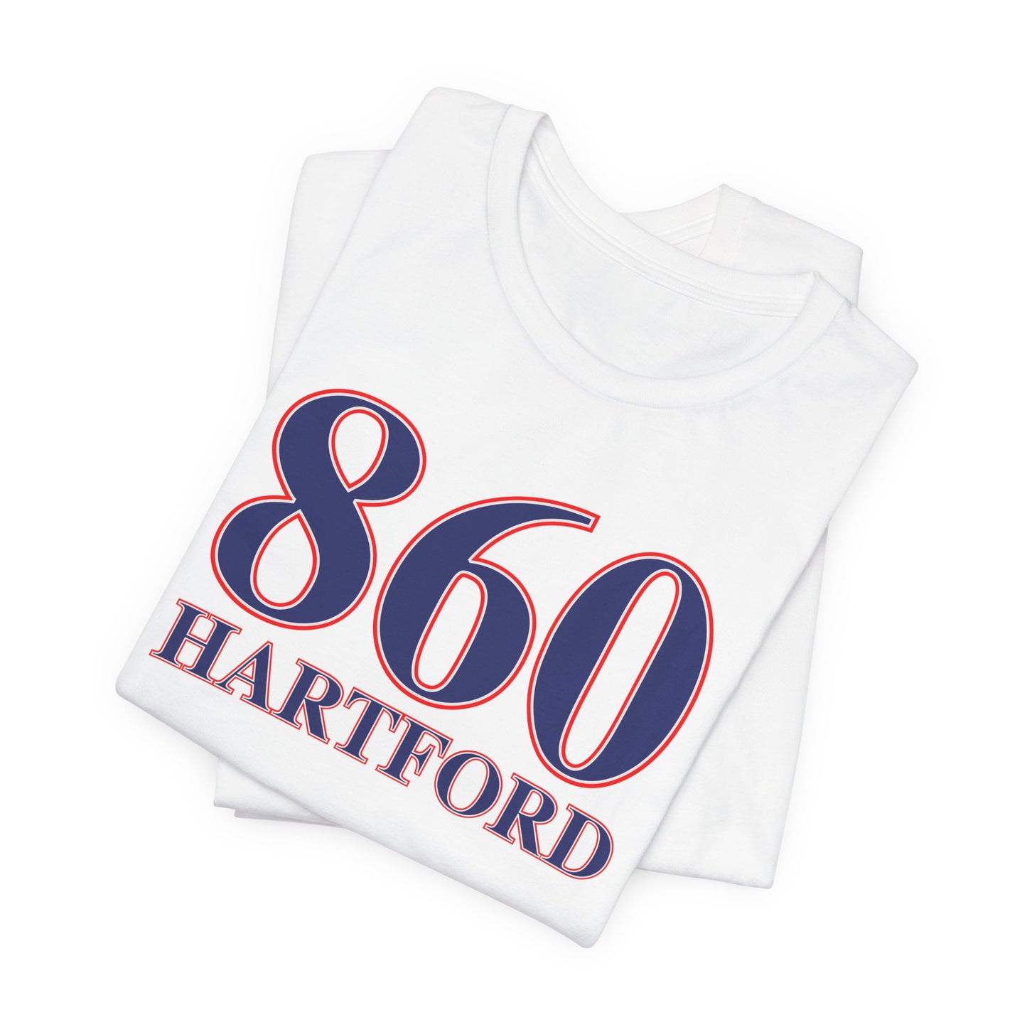 860 Hartford Red White & Blue Unisex Jersey Short Sleeve T-Shirt