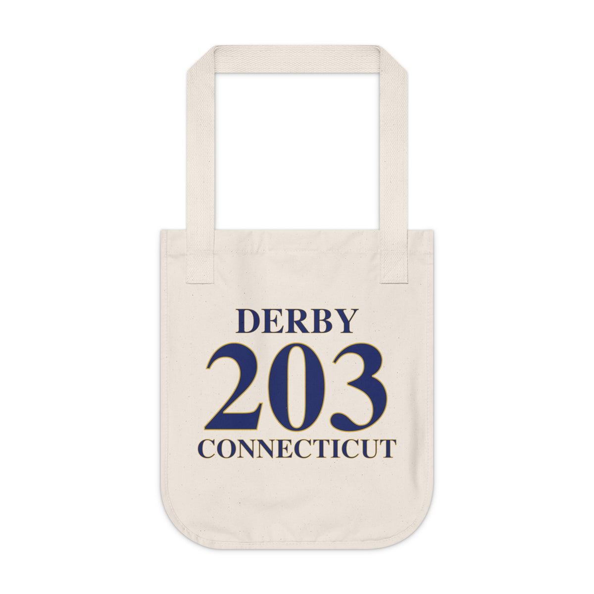 Derby 203 Connecticut Organic Canvas Tote Bag