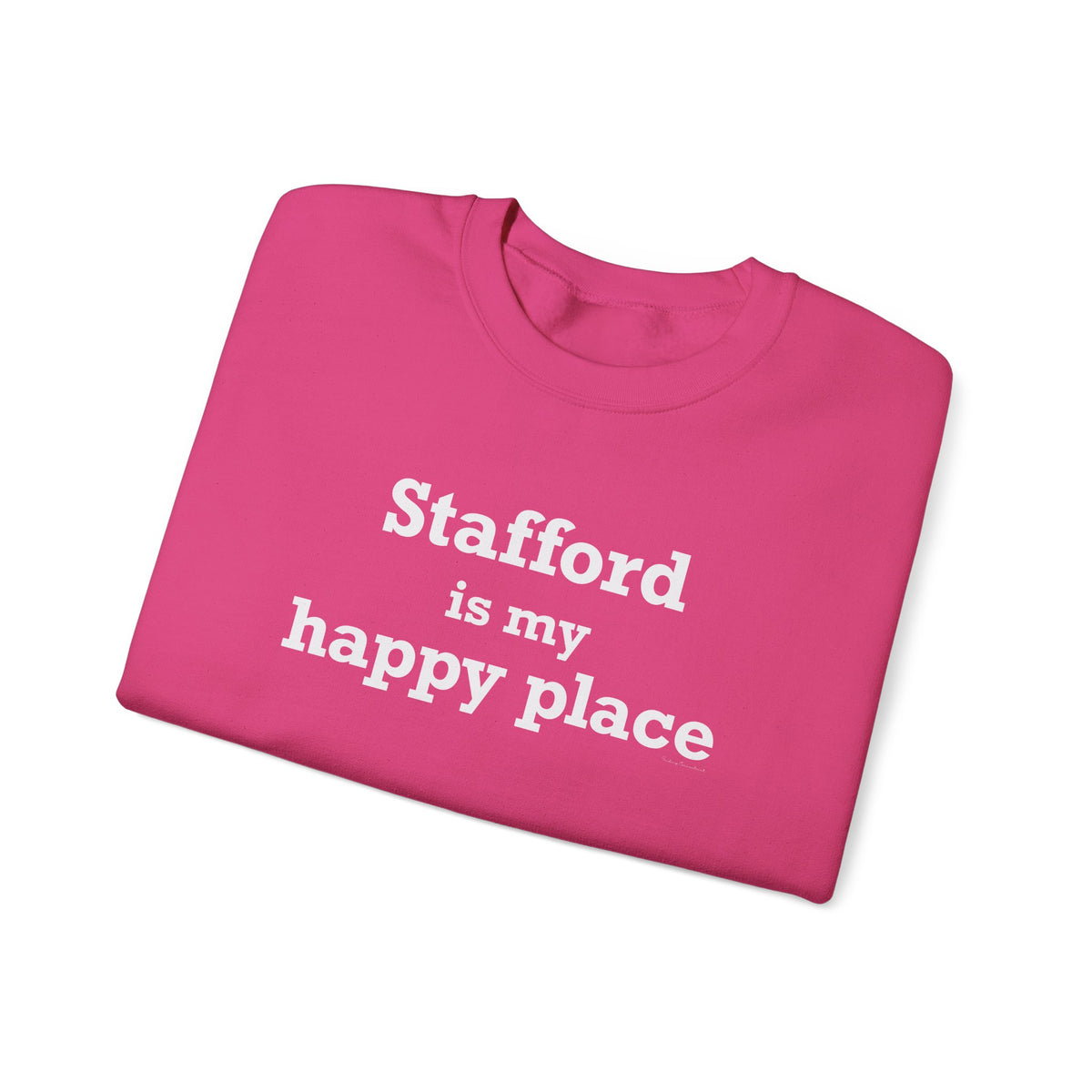 Stafford is My Happy Place Unisex Heavy Blend™ Crewneck Sweatshirt