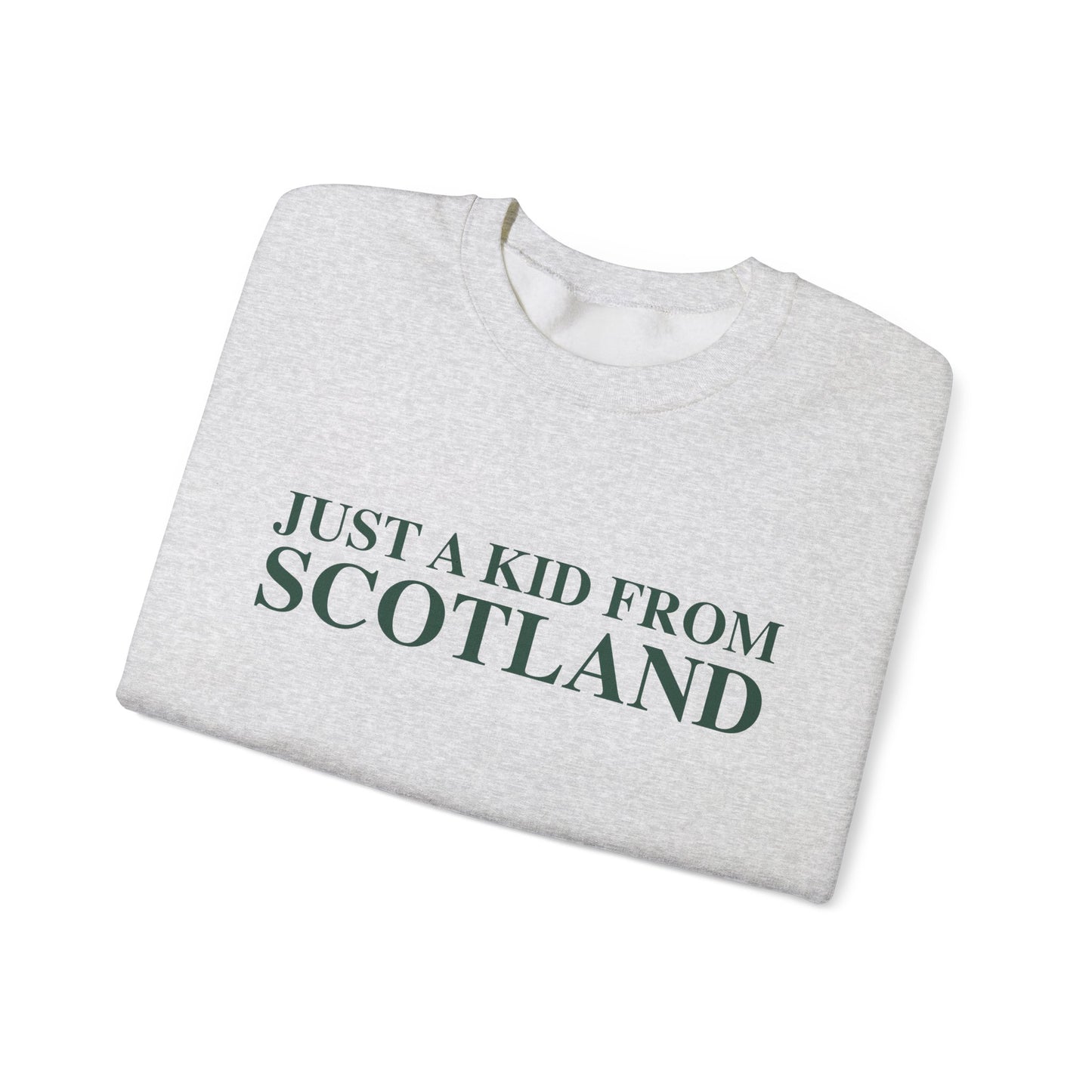 Just a kid from Scotland Unisex Heavy Blend™ Crewneck Sweatshirt
