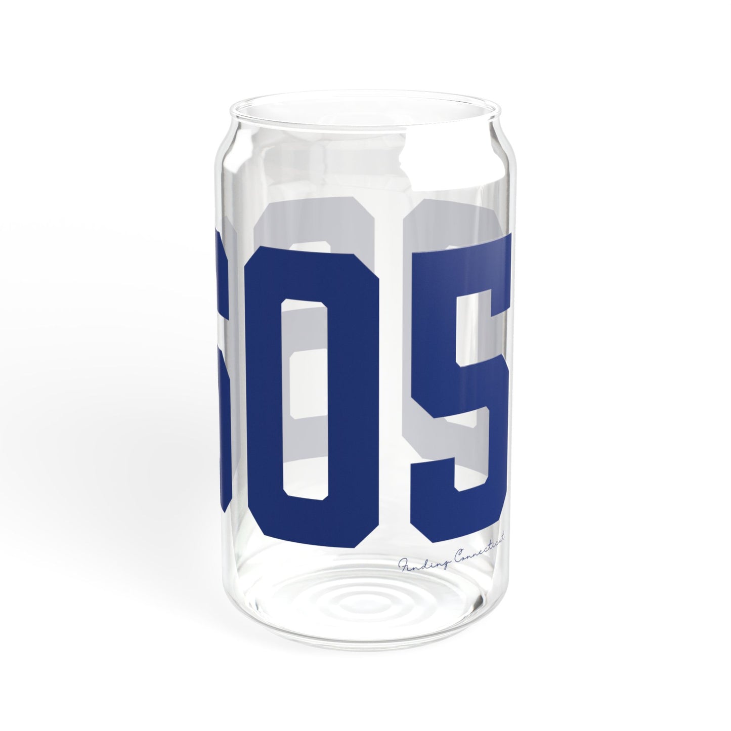 06605 Bridgeport Connecticut Zip Code Sipper Glass, 16oz