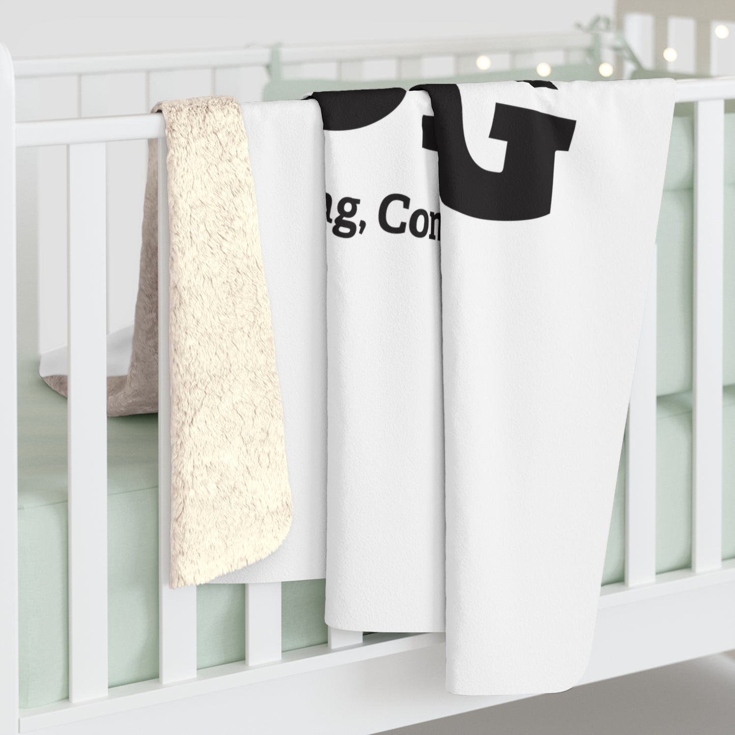 I Heart RDDG Sherpa Fleece Blanket
