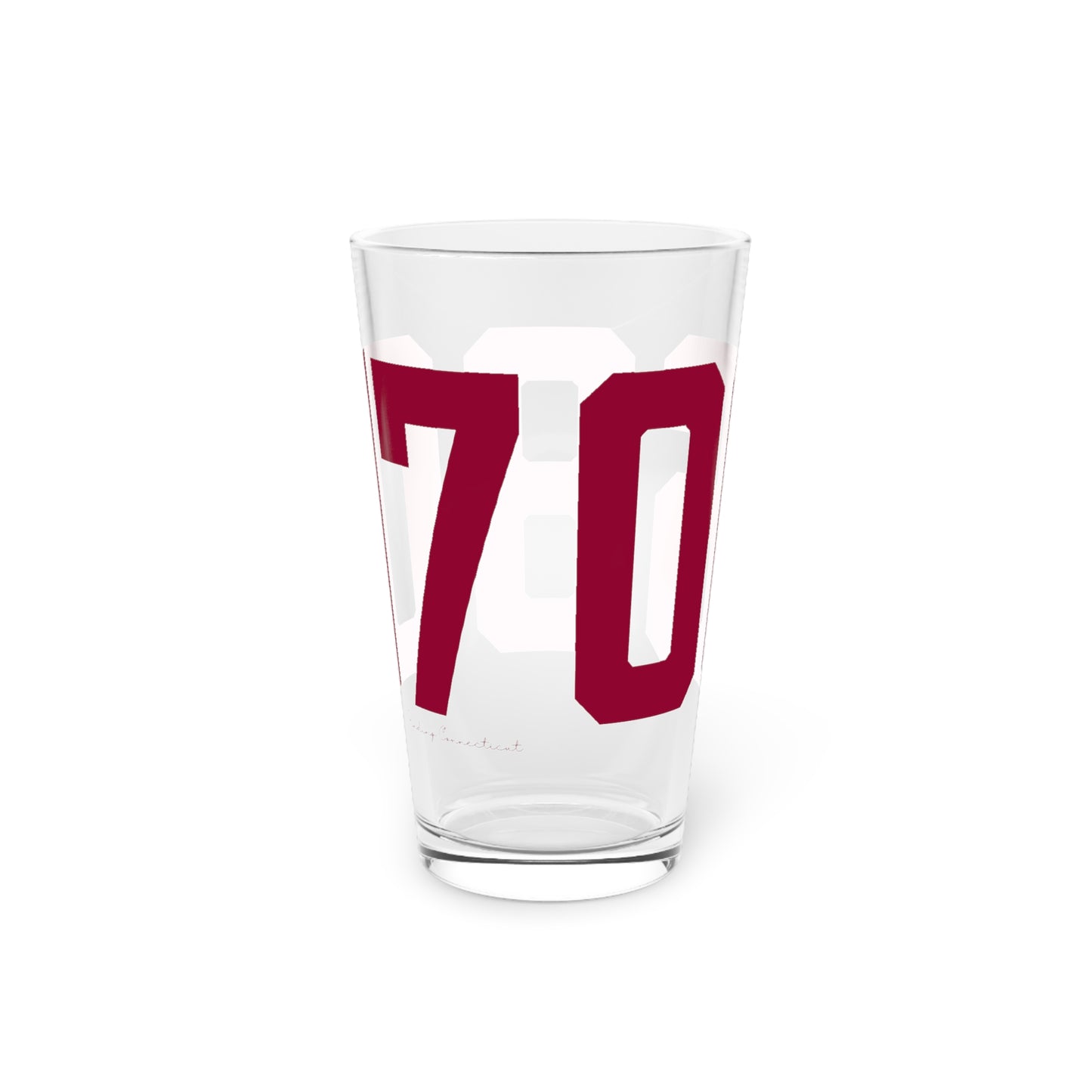06807 - Greenwich Connecticut Zip Code Pint Glass, 16oz