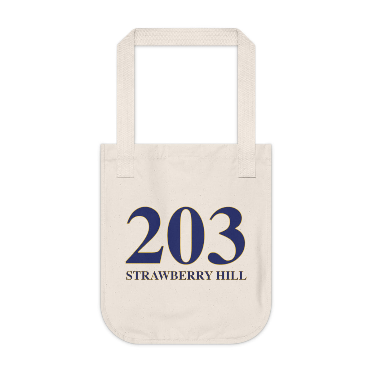 203 Strawberry Hill Organic Canvas Tote Bag