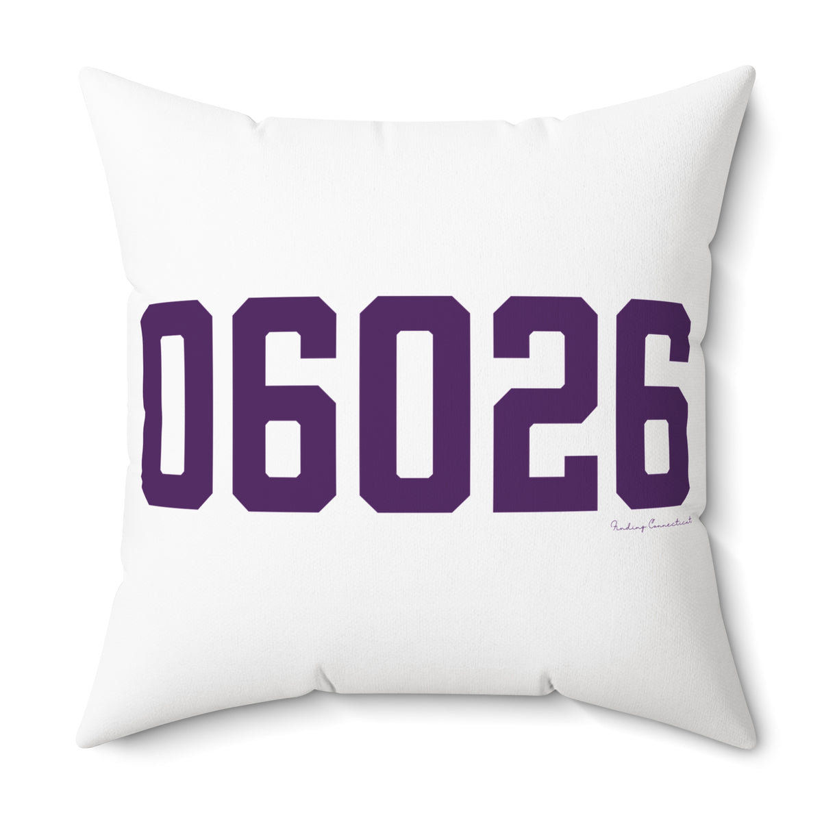 06026 East Granby Connecticut Zip Code Polyester Square Pillow