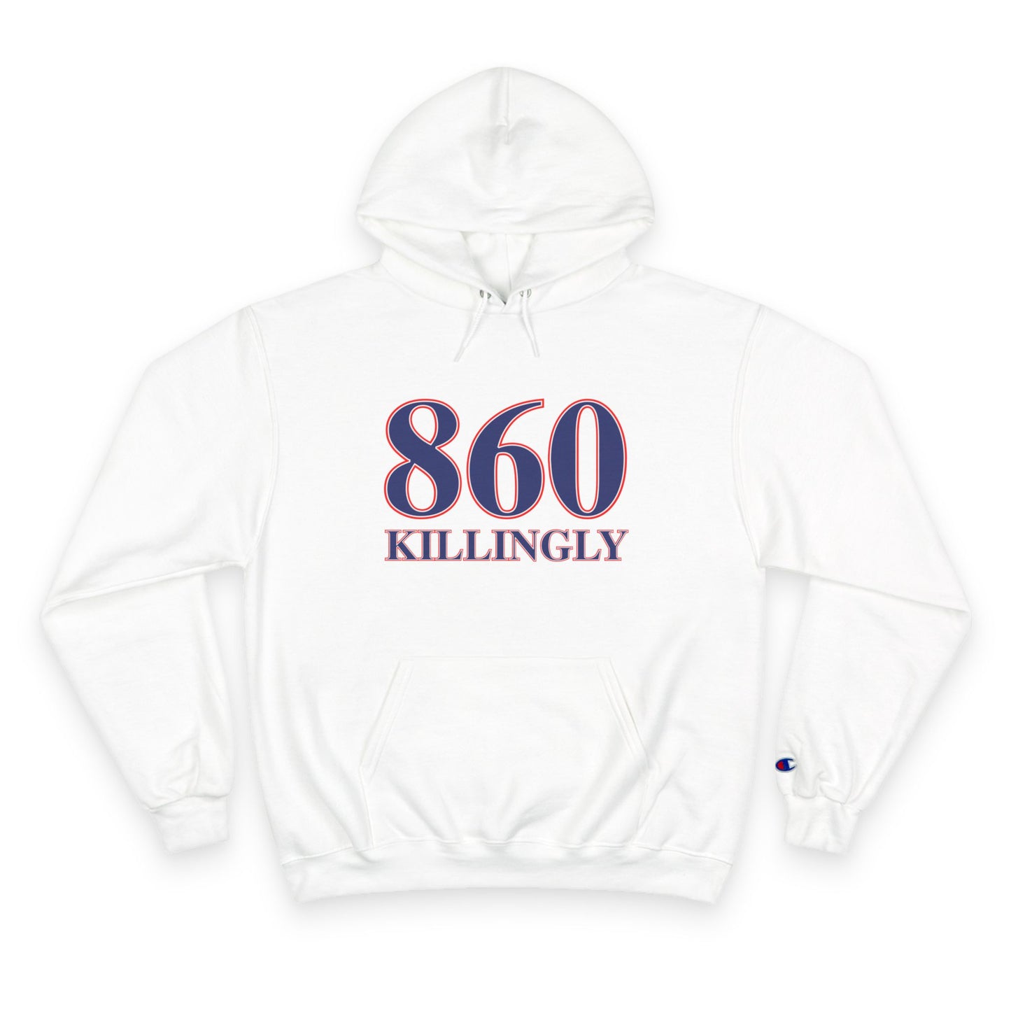 860 Killingly Red White & Blue Champion Hoodie
